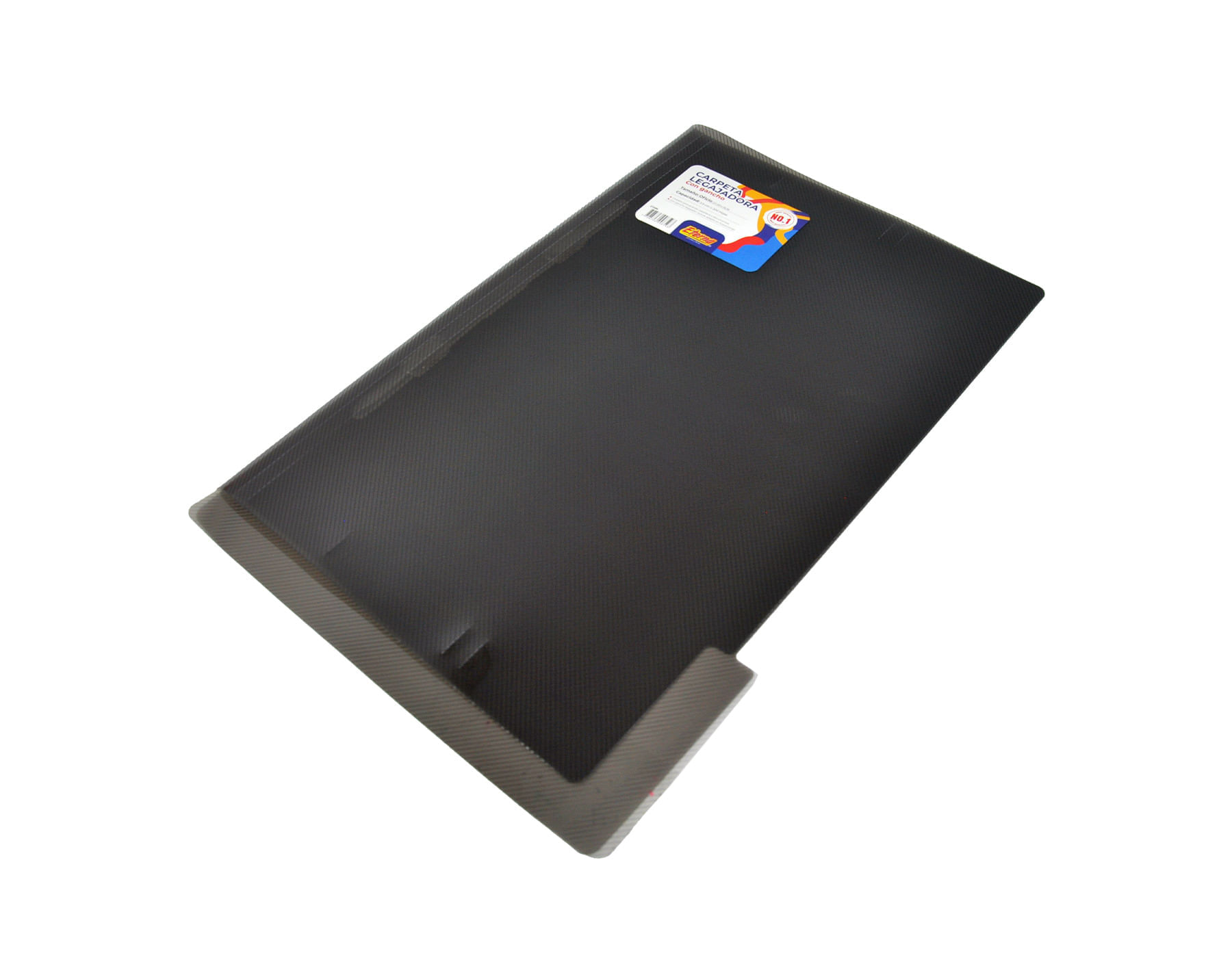 Carpeta Plástica Colores Legajador Eterna Oficio Negro Humo Eterna img #2