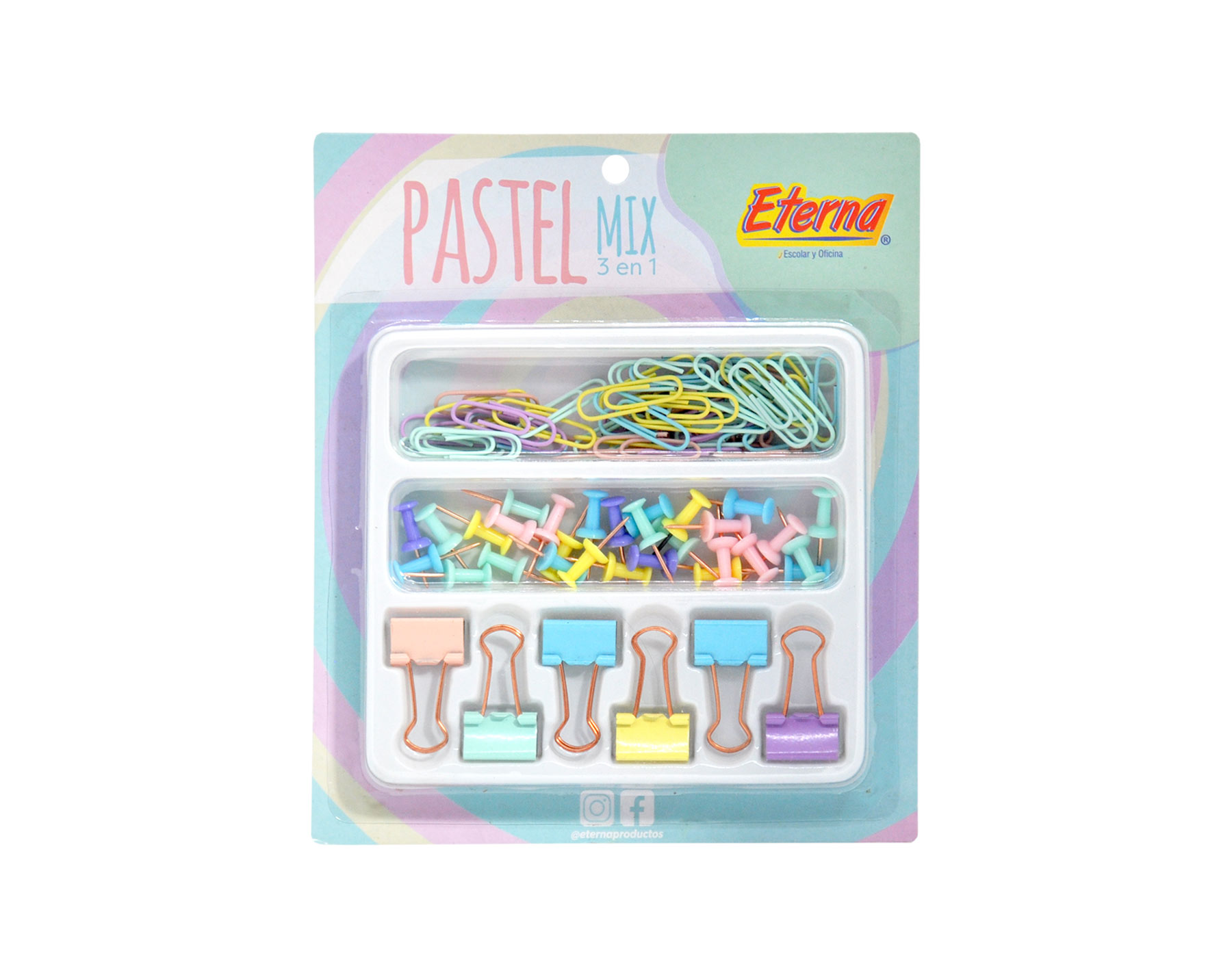 Set de Ganchos Oficina Pastel Eterna img #1