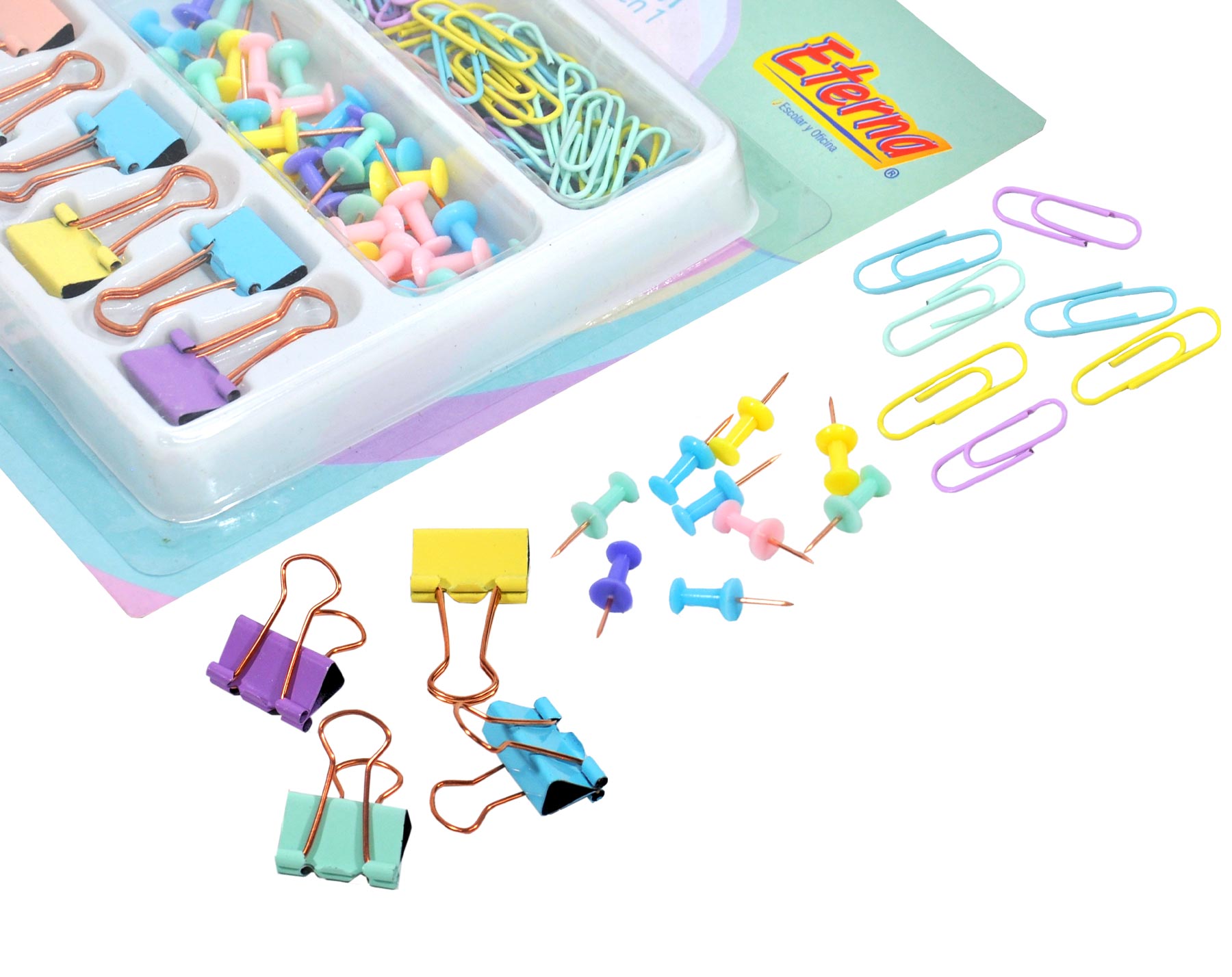 Set de Ganchos Oficina Pastel Eterna img #3