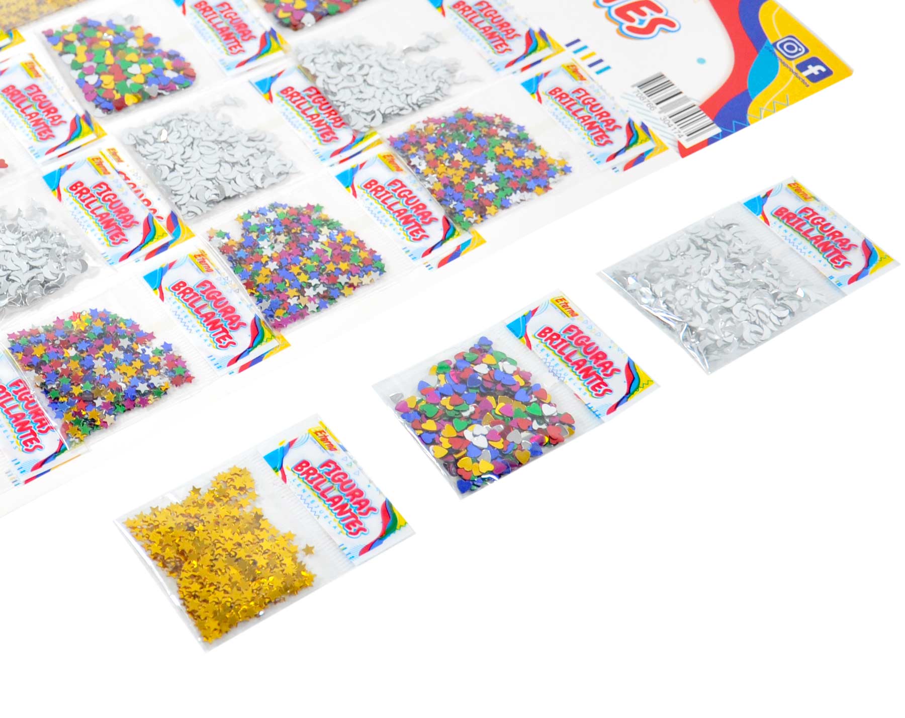 Set Figuras Brillantes Metálizadas Eterna img #3