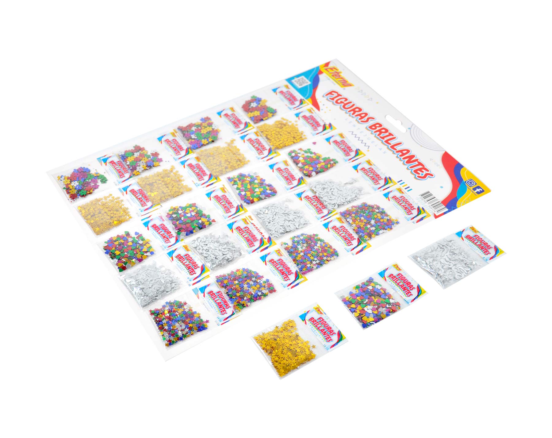 Set Figuras Brillantes Metálizadas Eterna img #2