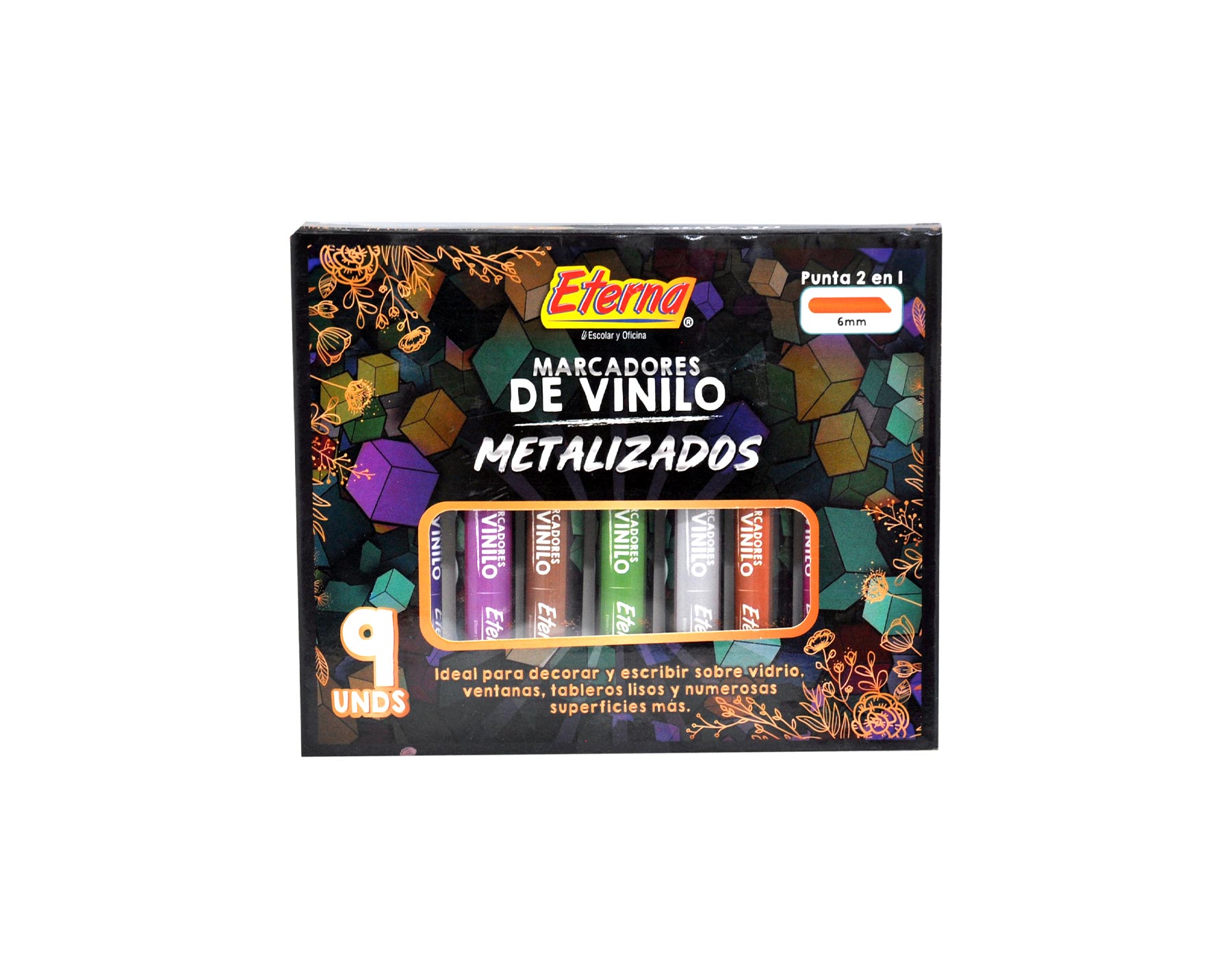 Marcador de Vinilo Metalizado   6mm Eterna img #1