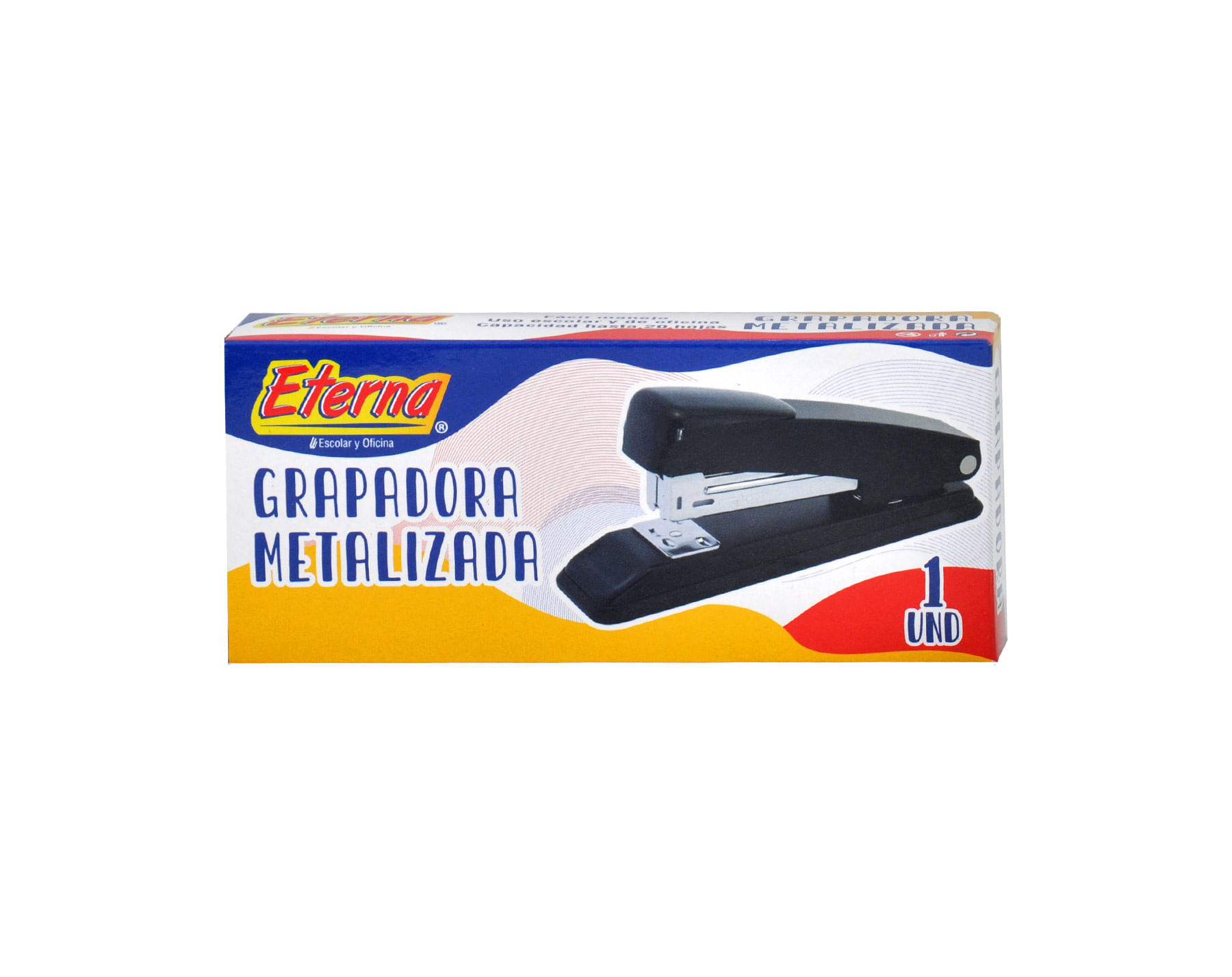 Grapadora Metalizada 20  hojas  Eterna img #1