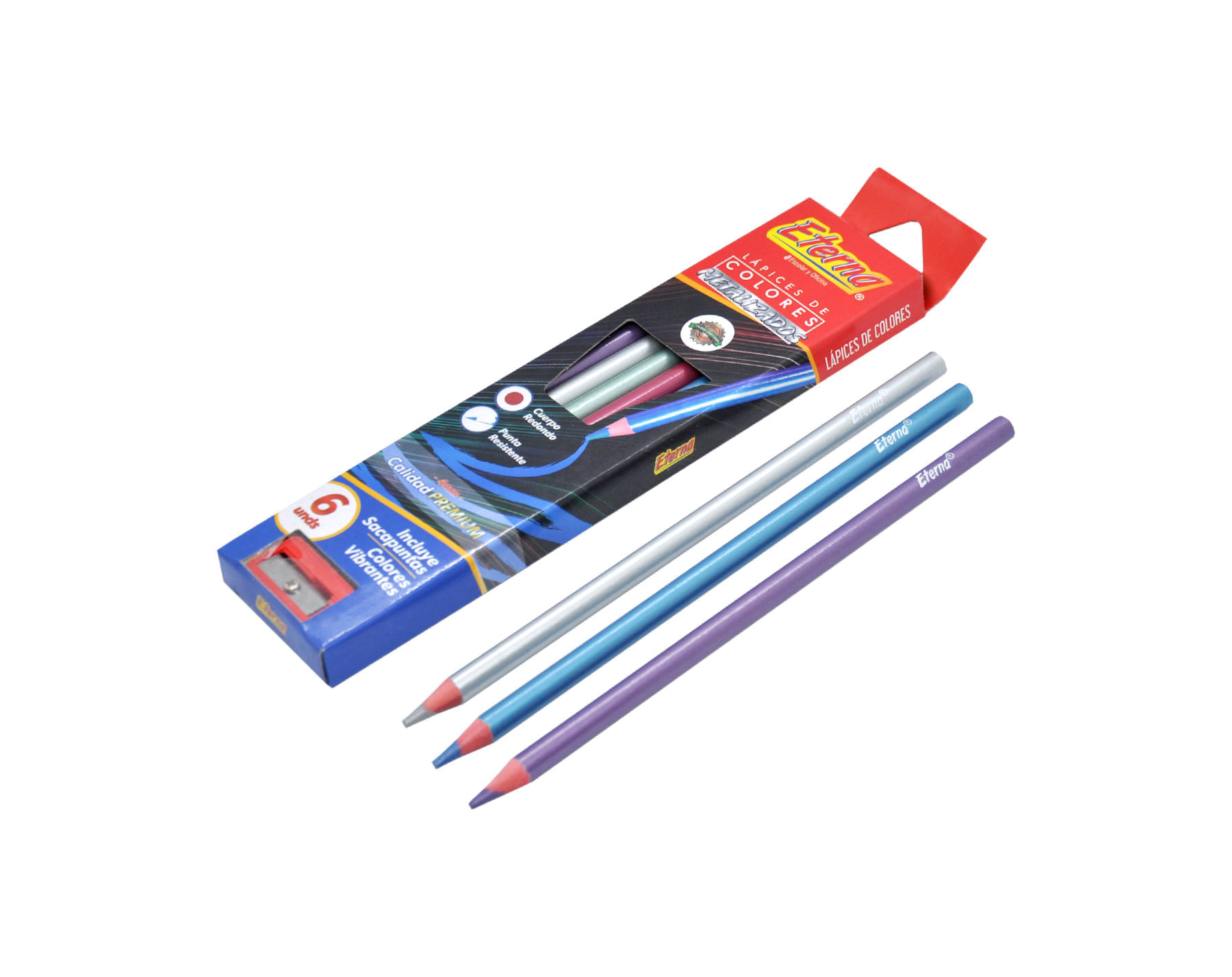 Lápices de Colores Metalizados Eterna img #2