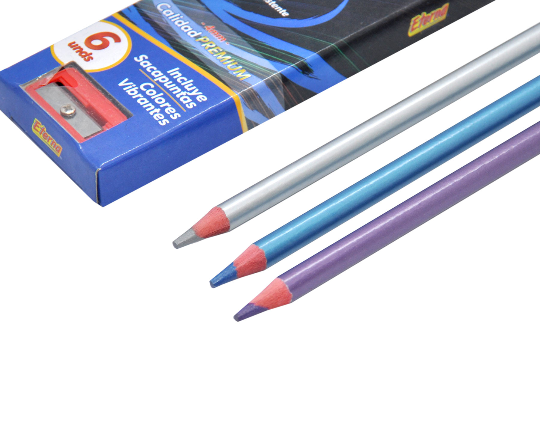 Lápices de Colores Metalizados Eterna img #3