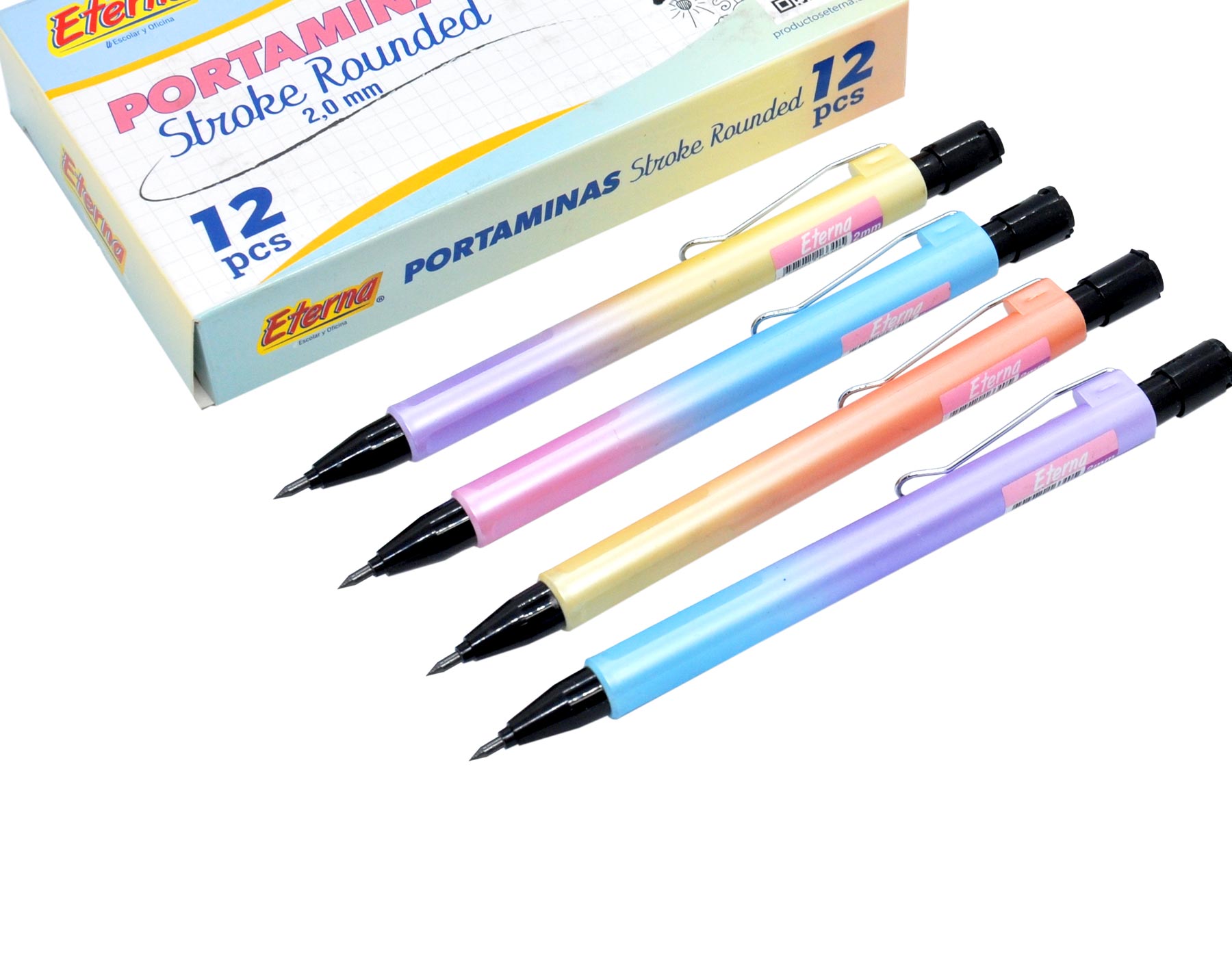 portaminas Retráctil  Traslucido 2mm Eterna img #3