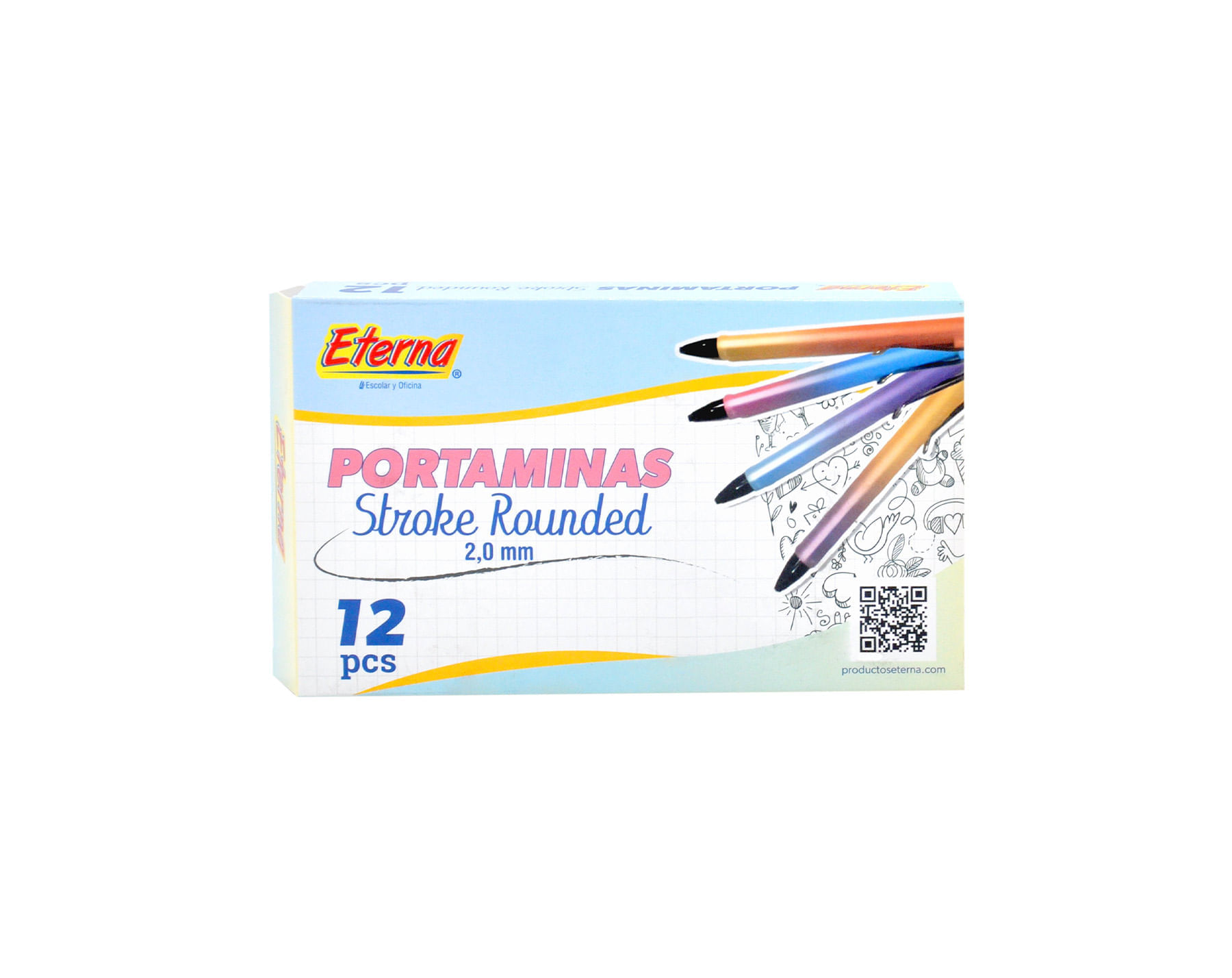 portaminas Retráctil  Traslucido 2mm Eterna img #1