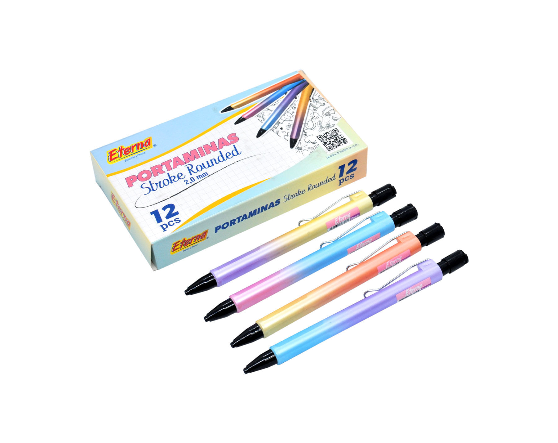 portaminas Retráctil  Traslucido 2mm Eterna img #2