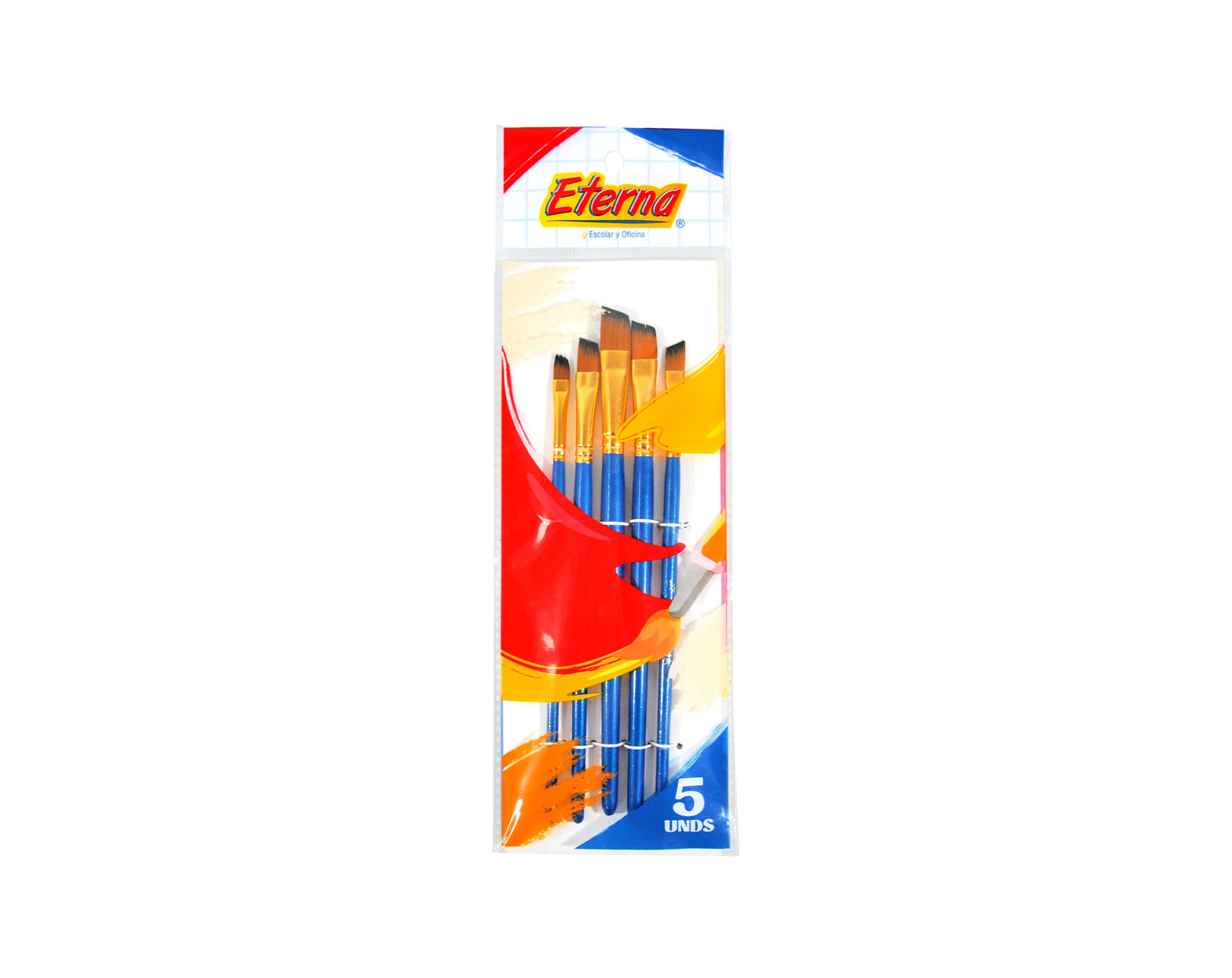 Set Pincel Eterna Plano Biselado X 5 Eterna img #1