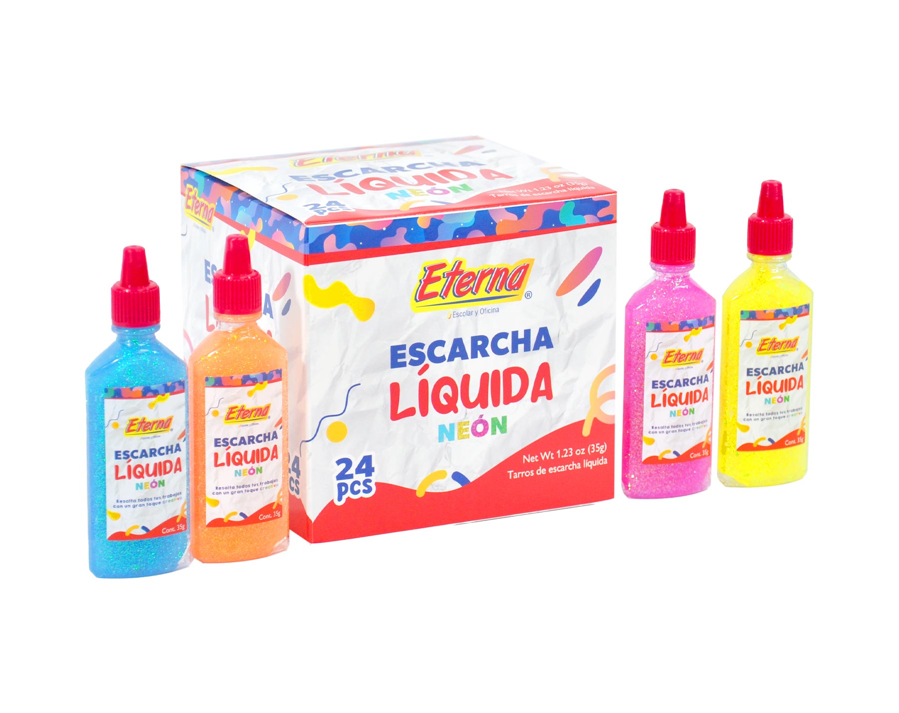 Pegante  liquido escarchado  Eterna img #2