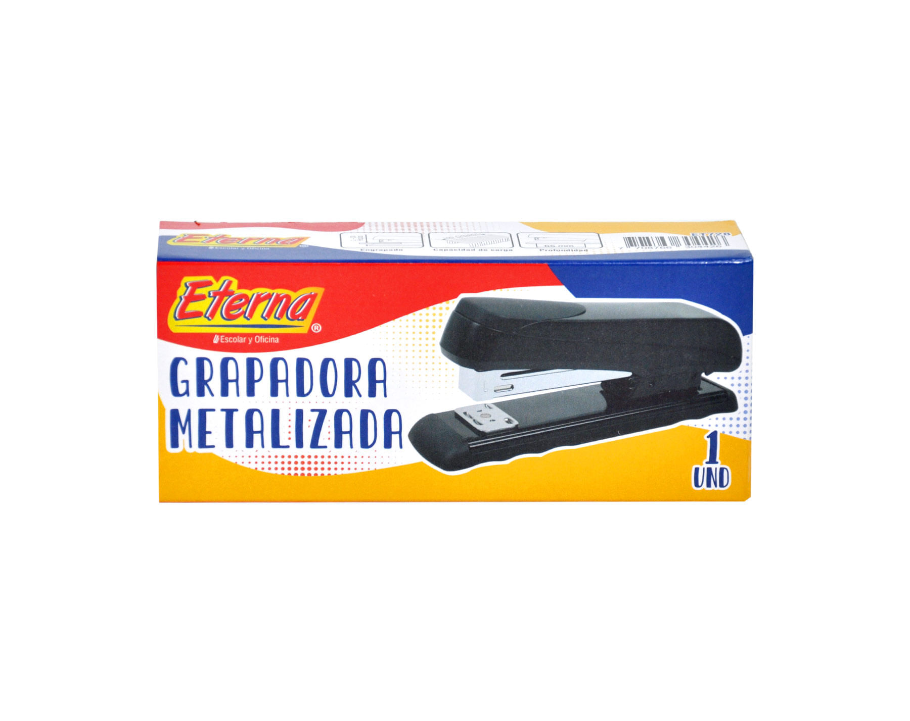 Grapadora Metálizada   20 hojas  Eterna img #1