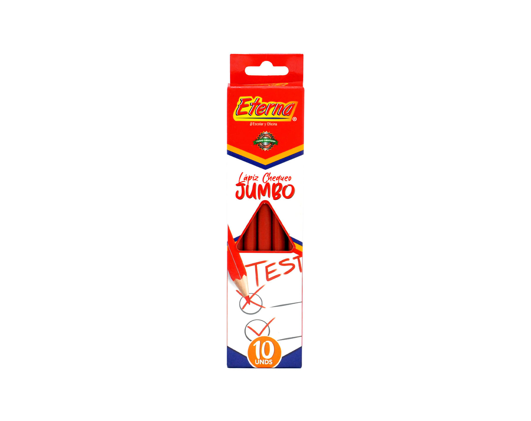 Lápices Jumbo Rojo x  12 Eterna img #1