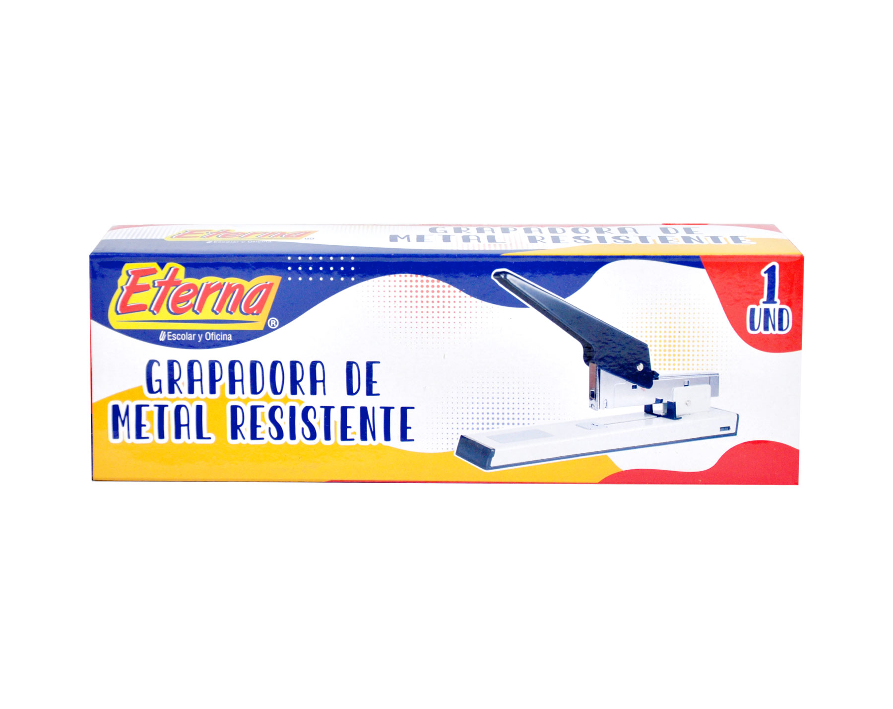 Grapadora Grande de Metal Resistente 100 hojas Eterna img #1