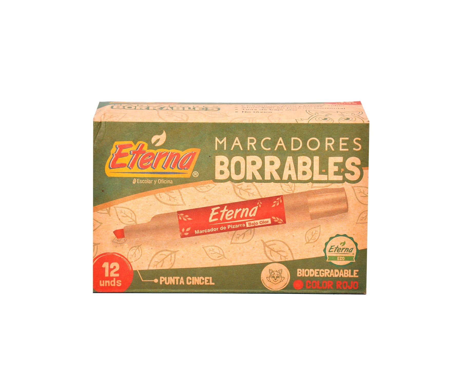 Marcador Ecológico Borrable Rojo Eterna img #2