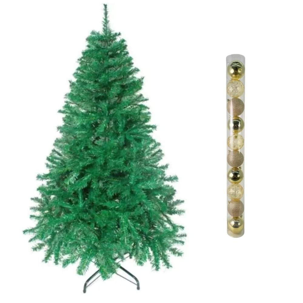 Combo Arbol Navidad Y Esferas img #1