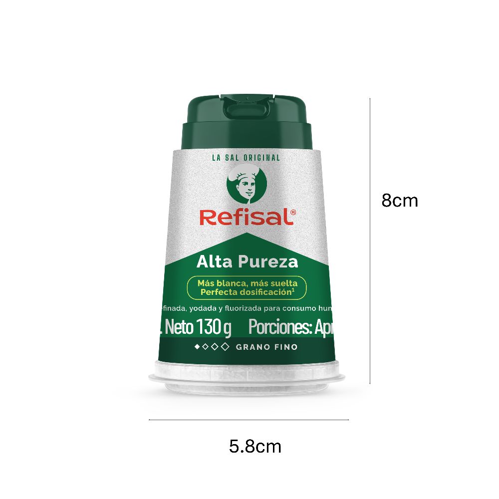 Sal REFISAL salero alta pureza (130  gr) img #2