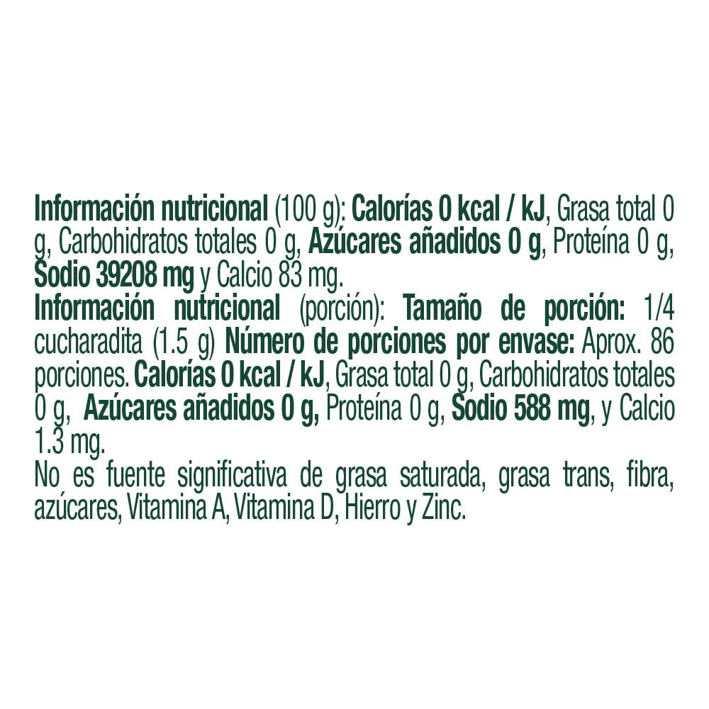 Sal REFISAL salero alta pureza (130  gr) img #3