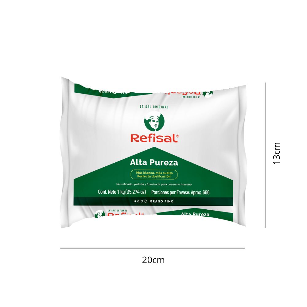 Sal REFISAL alta pureza  (1000  gr) img #2