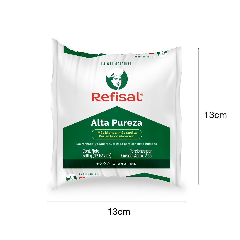 Sal REFISAL alta pureza  (500  gr) img #2