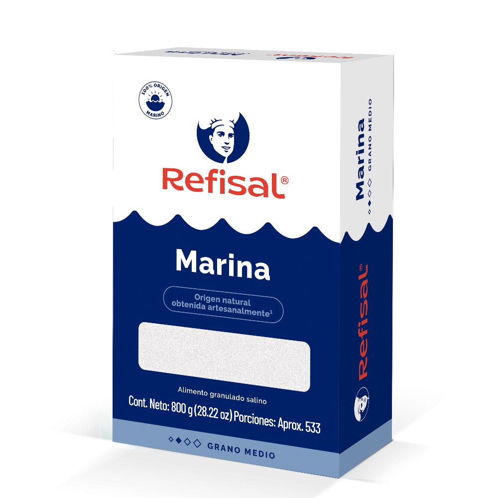 Sal REFISAL marina grano medio (800  gr) img #1