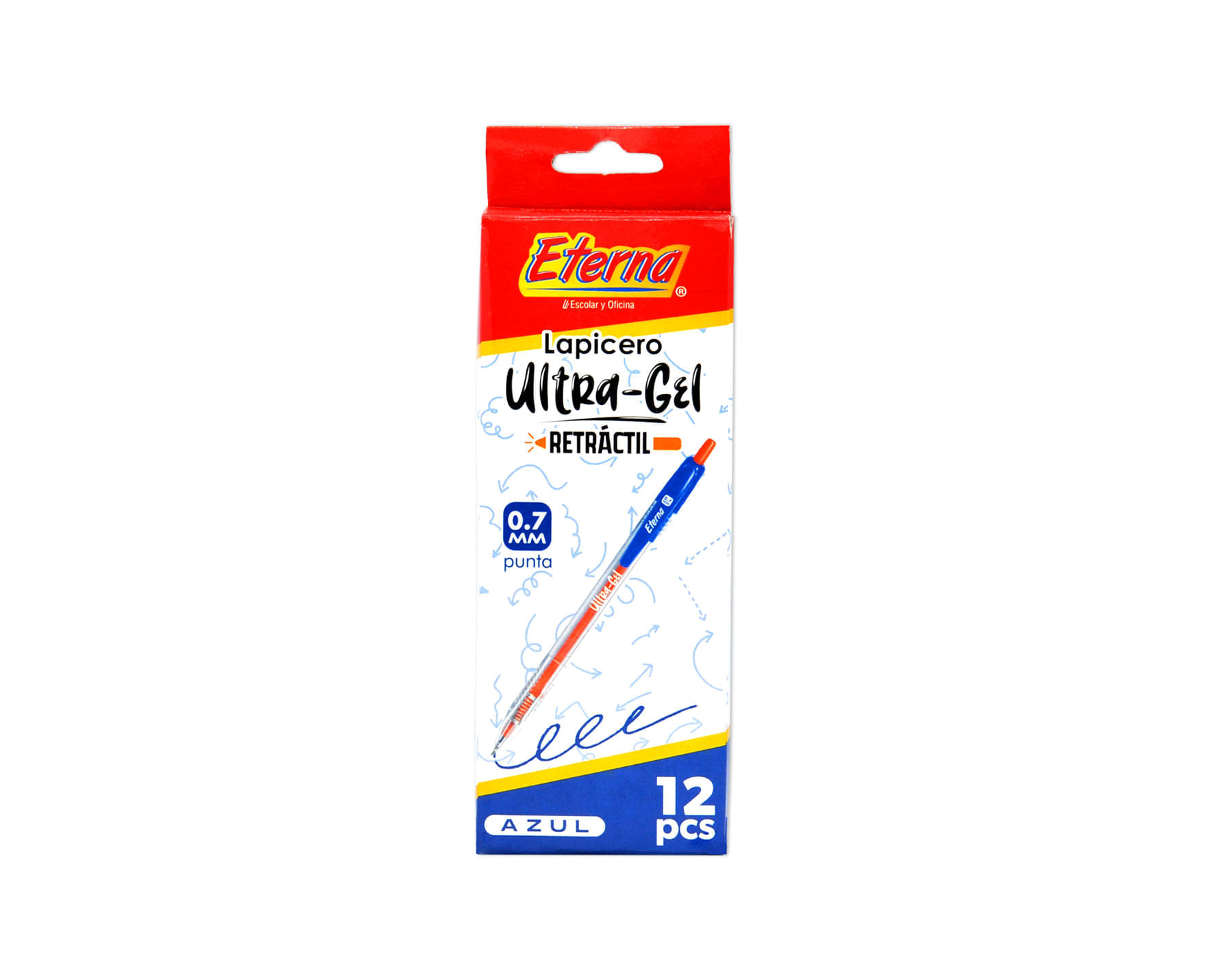 Lapicero Azul  Retráctil Tinta 0.7 mm Eterna img #2