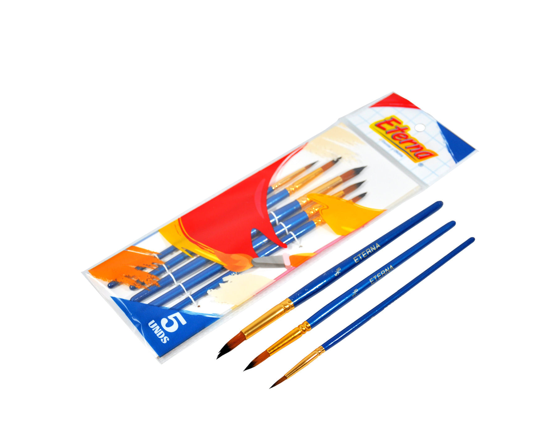 Set Pincel Eterna Redondo X6 Pcs  Eterna img #2