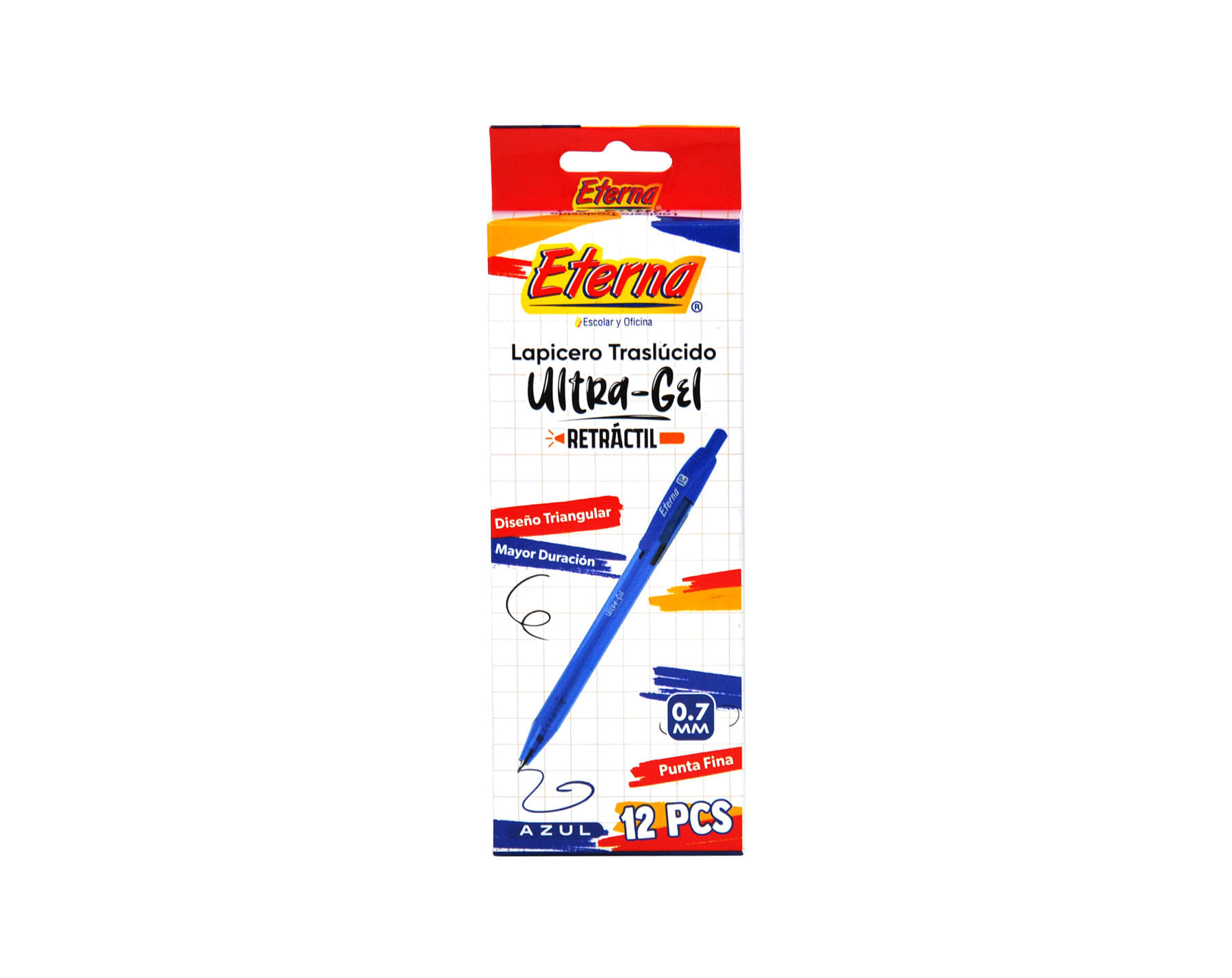 Lapicero Azul  Retráctil Tinta 0.7 mm Eterna img #2