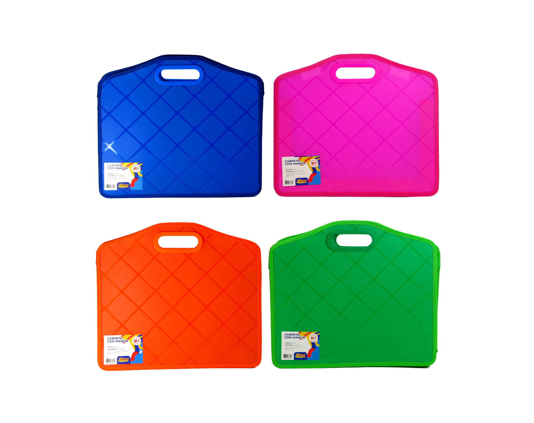 Carpeta Con Manija, Eterna 38*34 Cm, Colores Surtido Eterna img #1