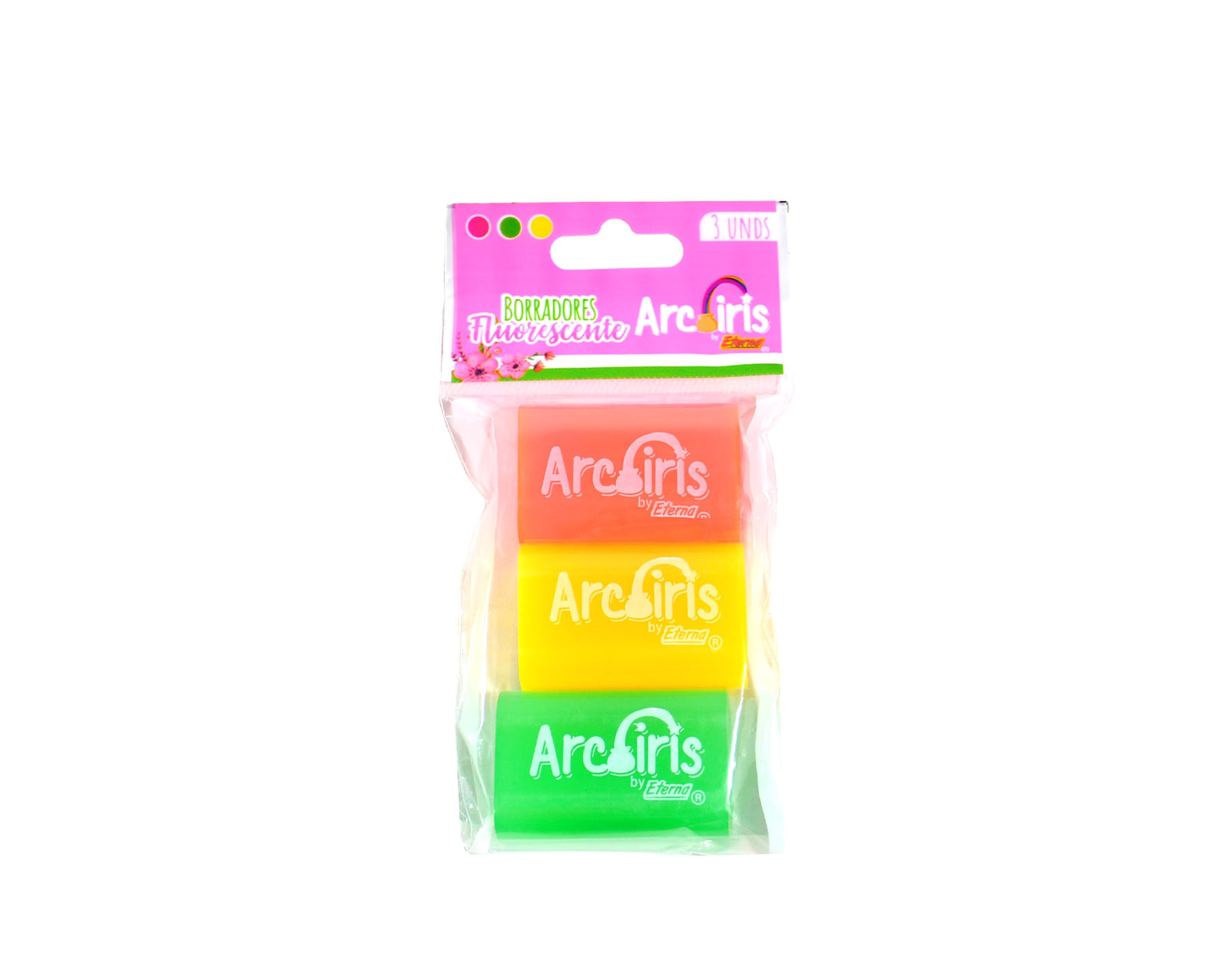 Borradores Fluorescente X 3 Pcs Eterna img #1