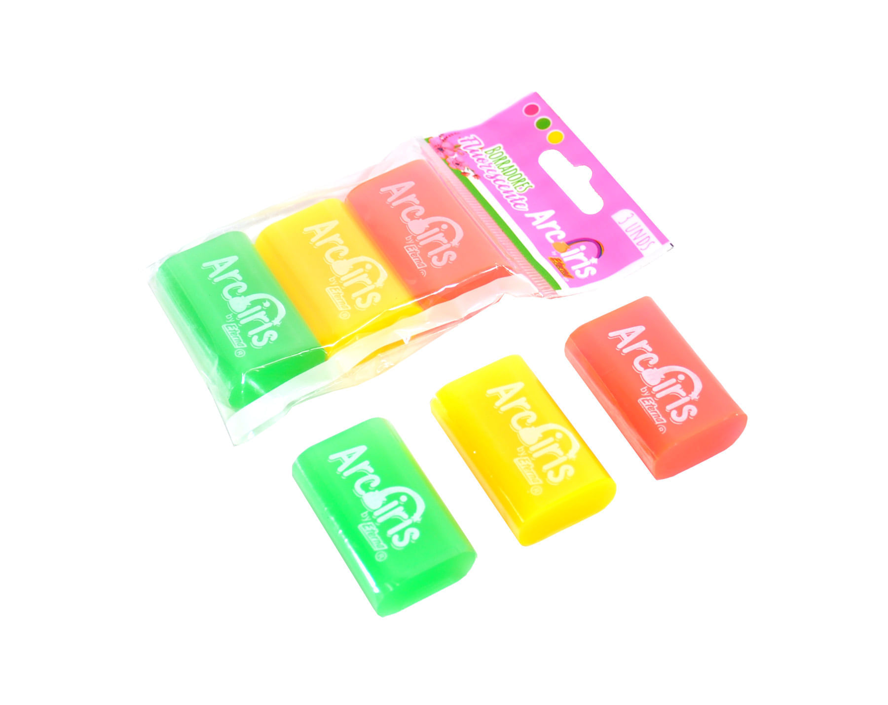 Borradores Fluorescente X 3 Pcs Eterna img #2