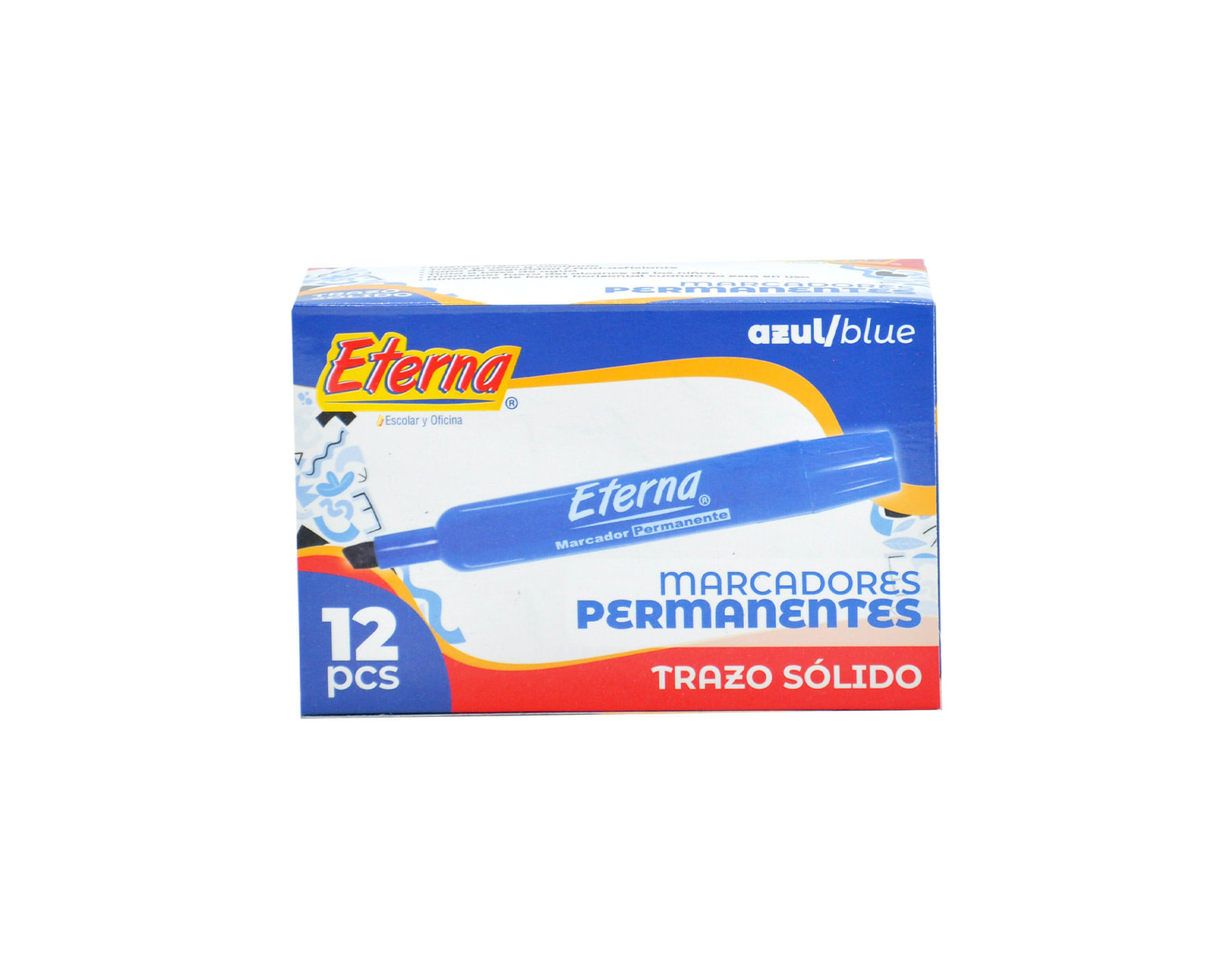 Marcador Permanente  Azul  Eterna img #2