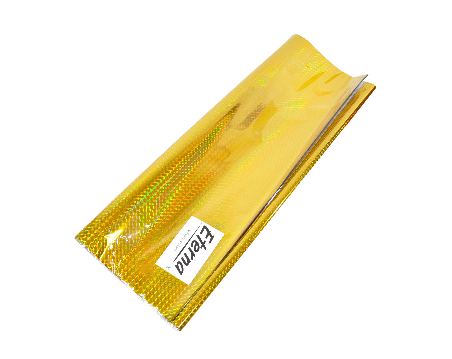 Papel de Regalo Metálizado Dorado X 50 Eterna img #1