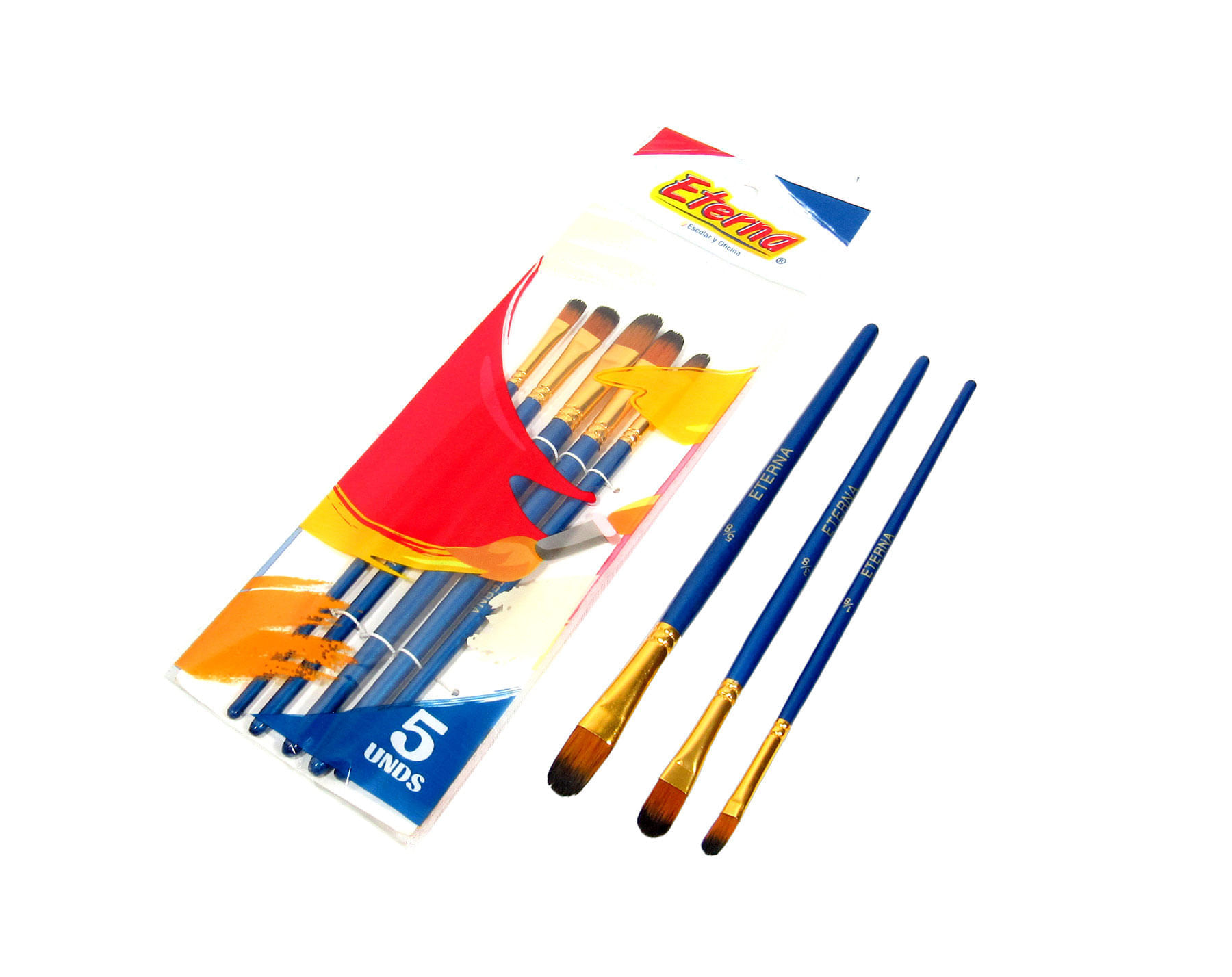 Set Pincel Eterna Lengua De Gato Eterna X 5  Eterna img #2
