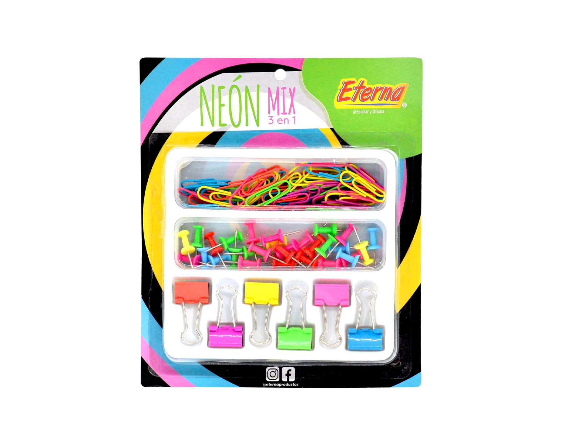 Set de Ganchos Oficina Neón Eterna img #1