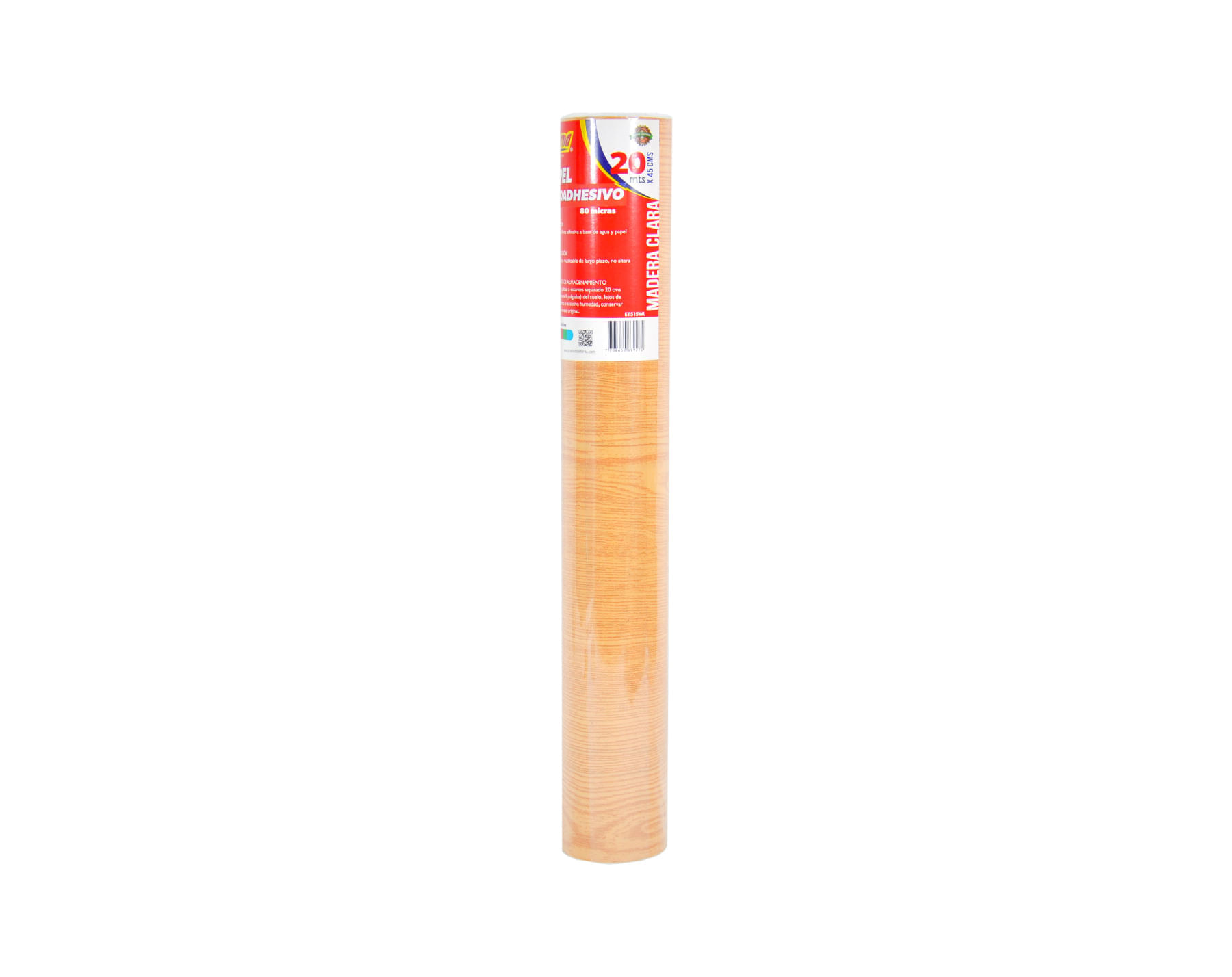 Rollo Papel Autoadhesivo Madera Clara 20mt  Eterna img #1