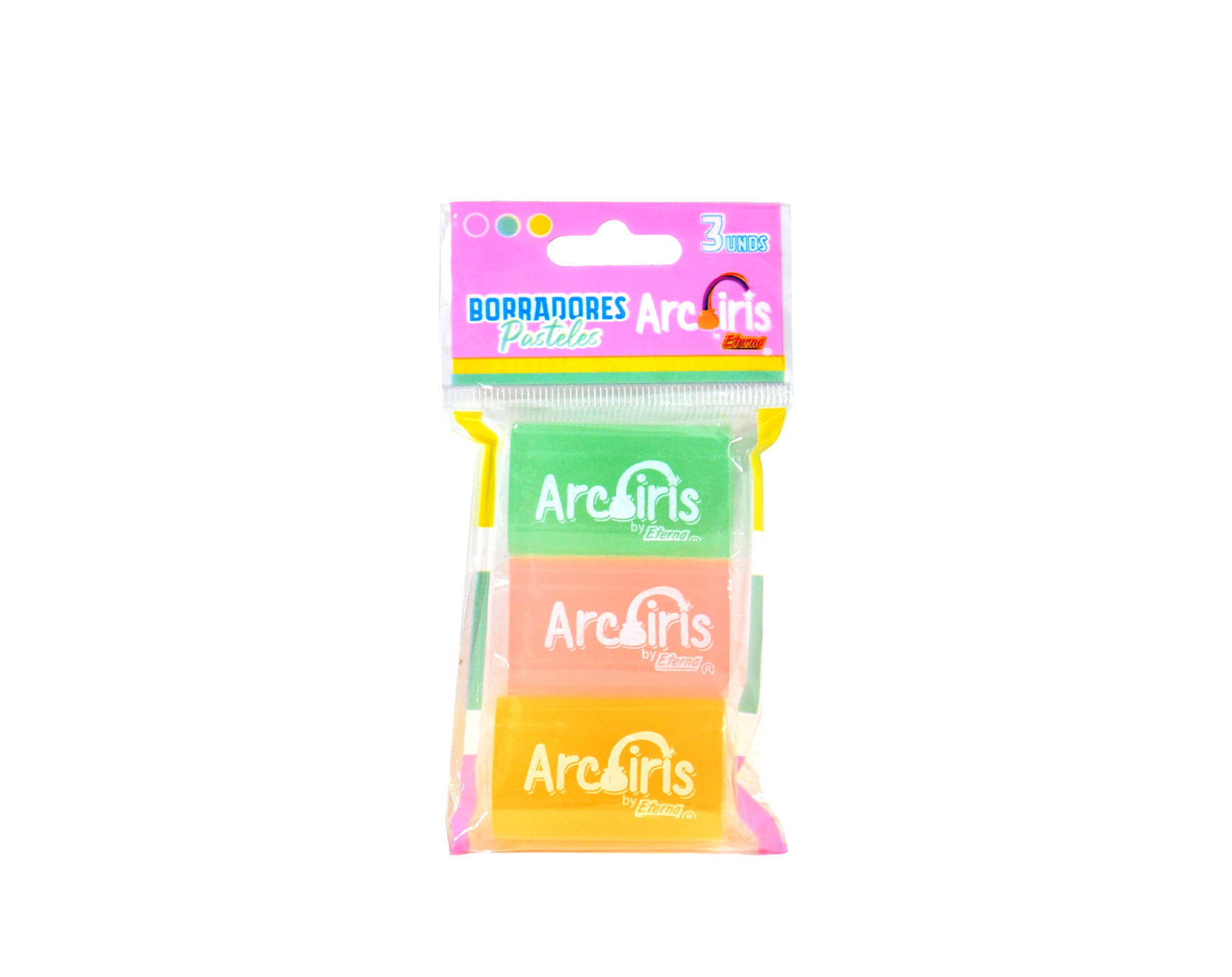 Borradores Pasteles X 3 Pcs Eterna img #1