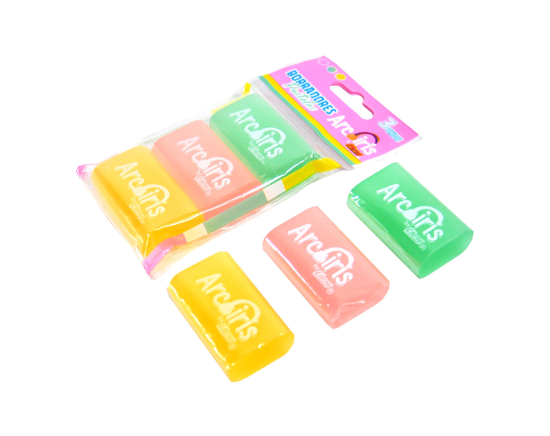 Borradores Pasteles X 3 Pcs Eterna img #2