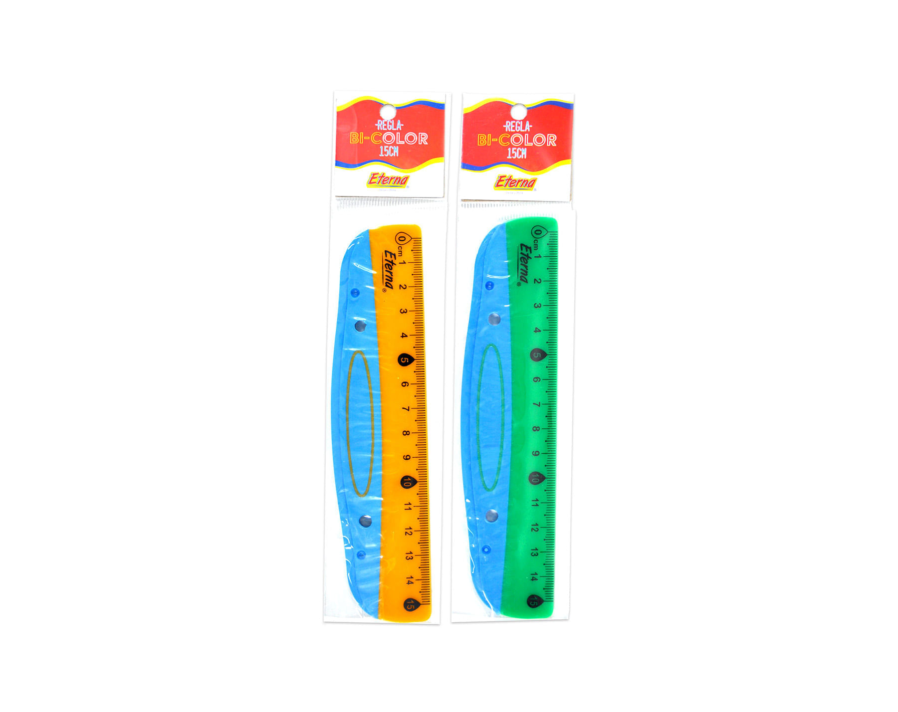 Regla Plastica dos Colores Eterna img #1