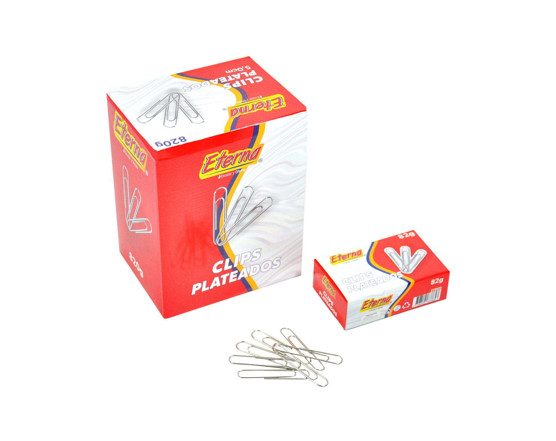Caja de  Clips Metálizados  Grandes  Eterna img #2