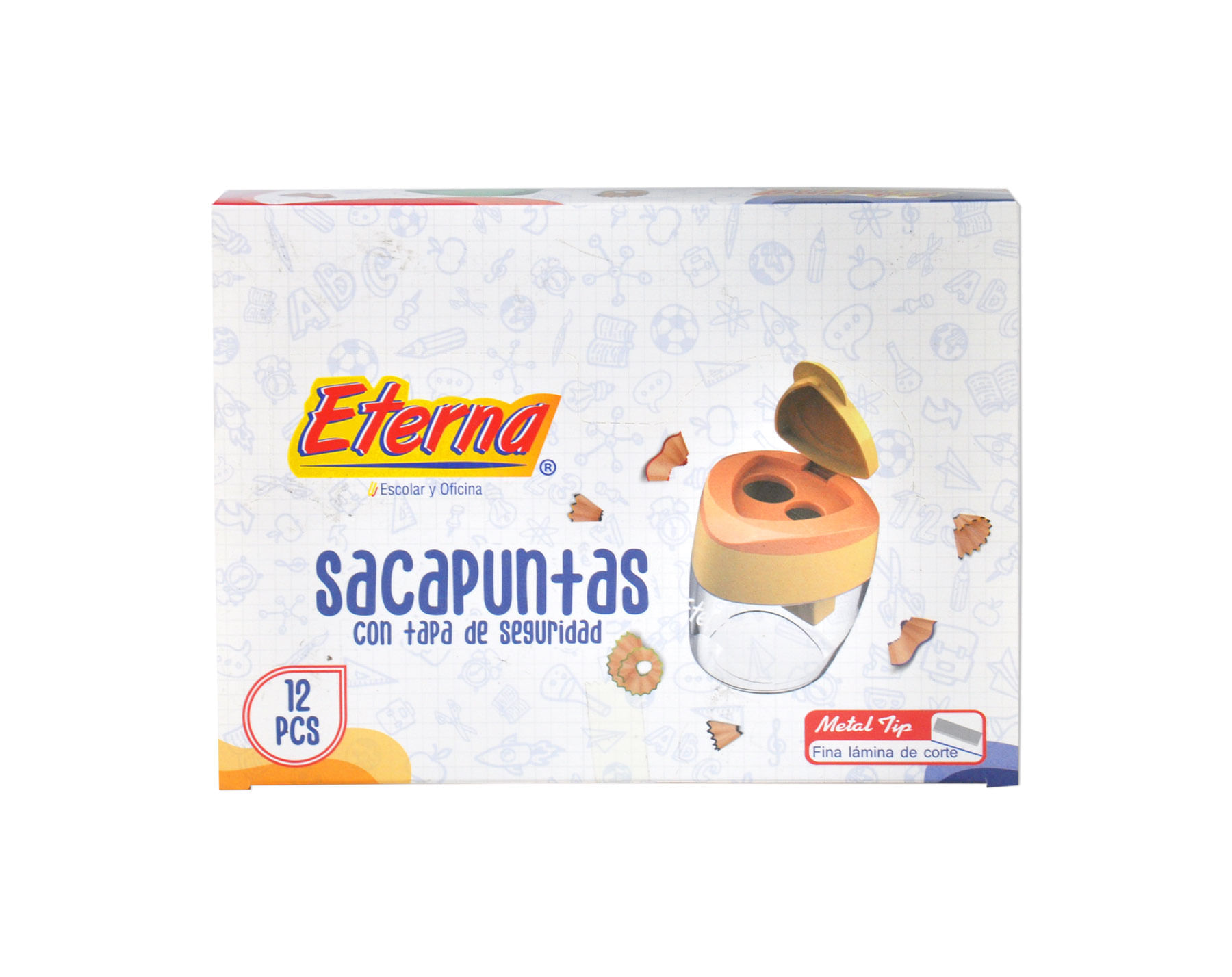 Sacapuntas Dos Huecos Colores Eterna img #2