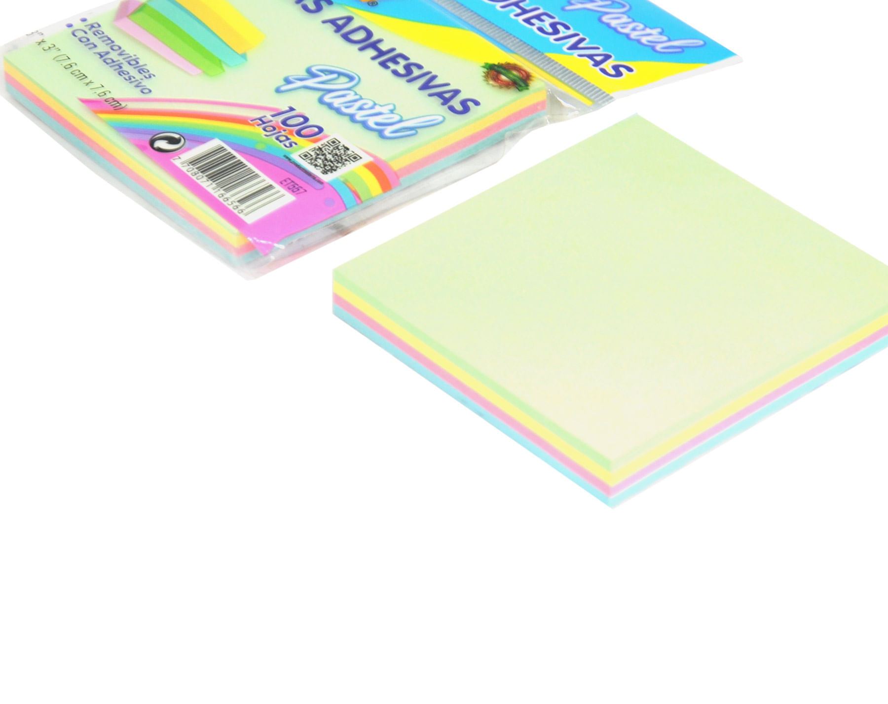 Notas Adhesivas Color pastel Eterna 76x76mm img #3
