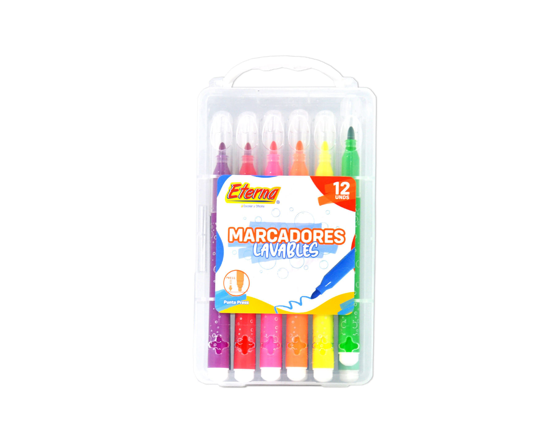 Marcadores Eterna Lavables X 12 Eterna img #1
