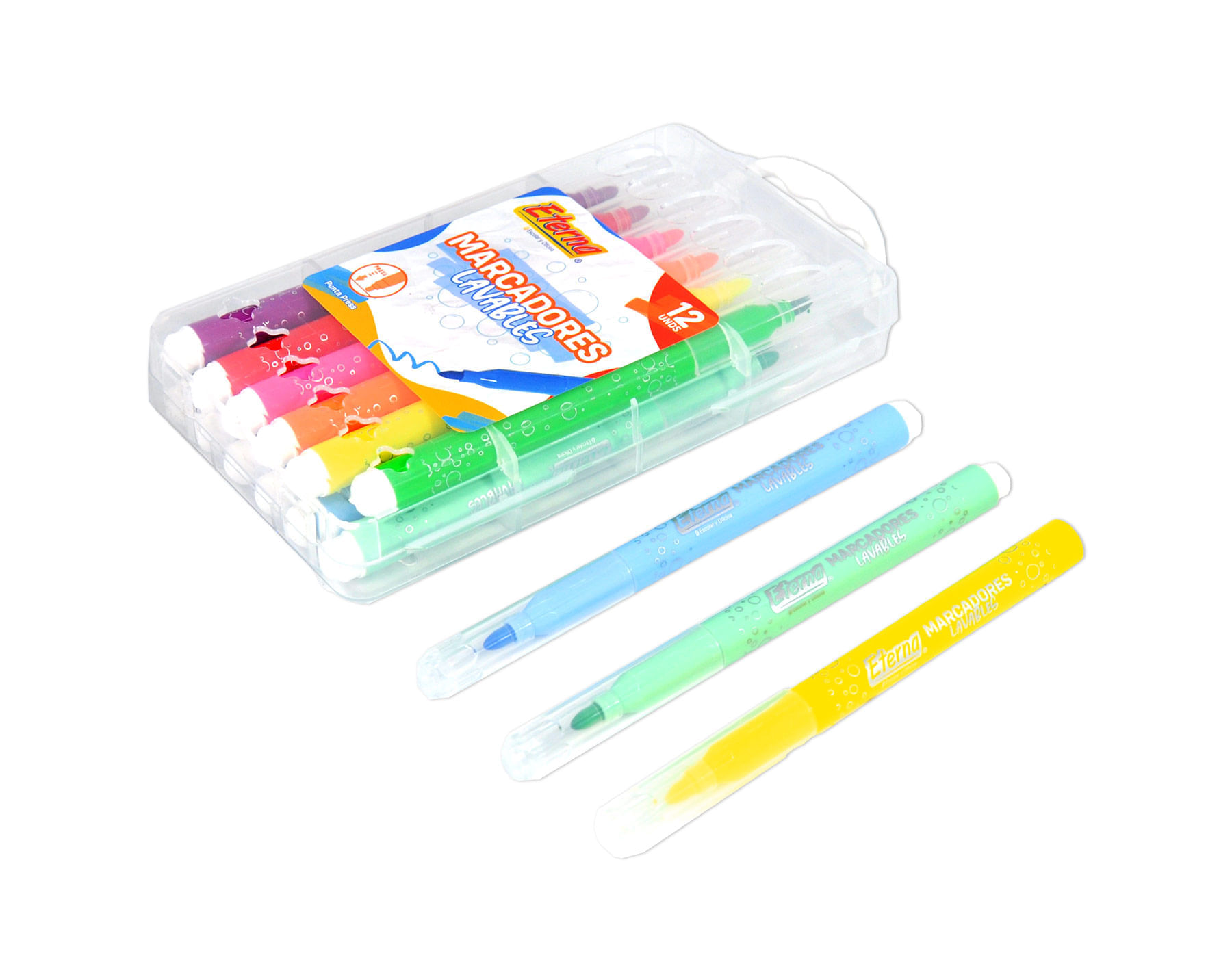 Marcadores Eterna Lavables X 12 Eterna img #2