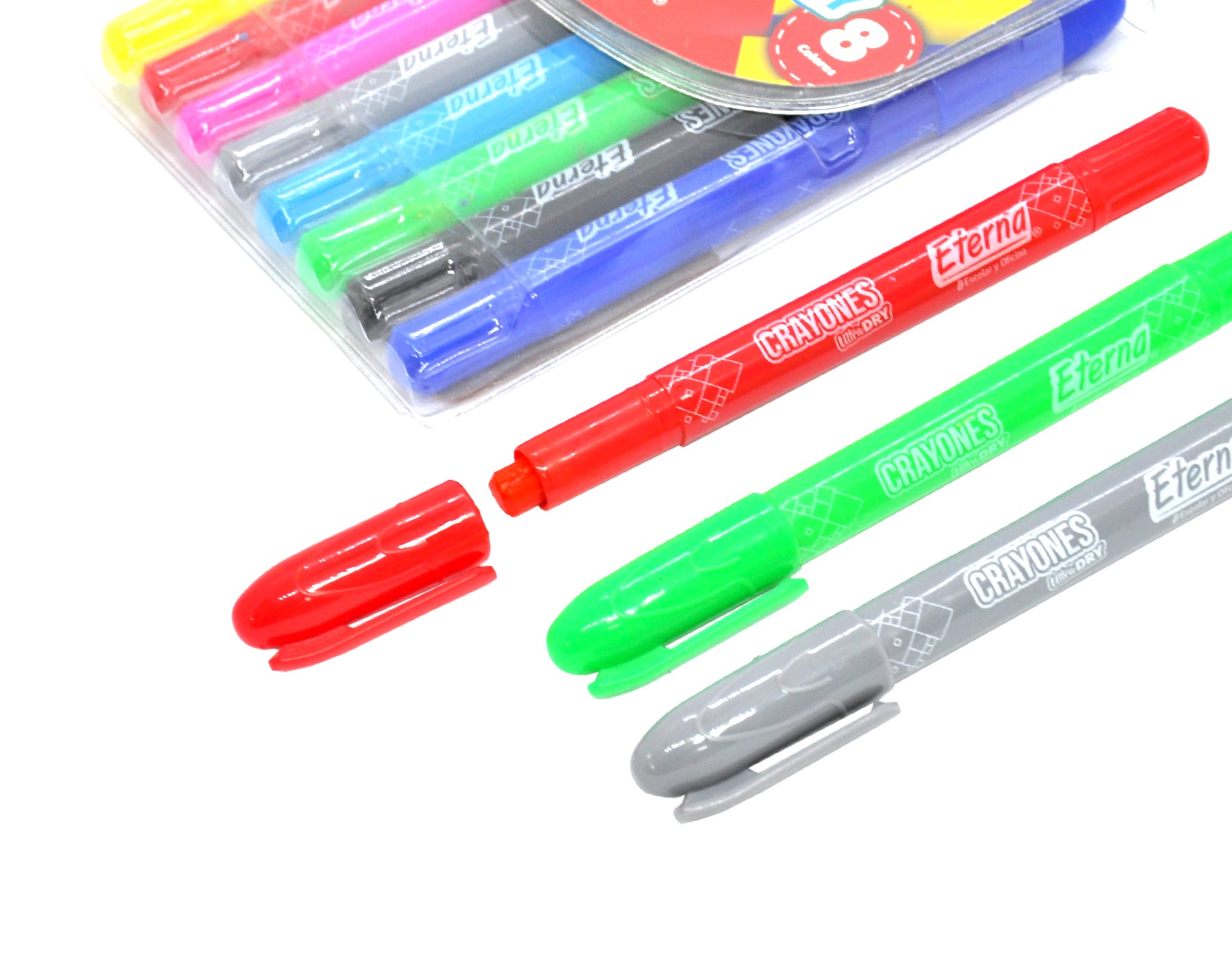 Crayones UltraDry x 8 Eterna img #3