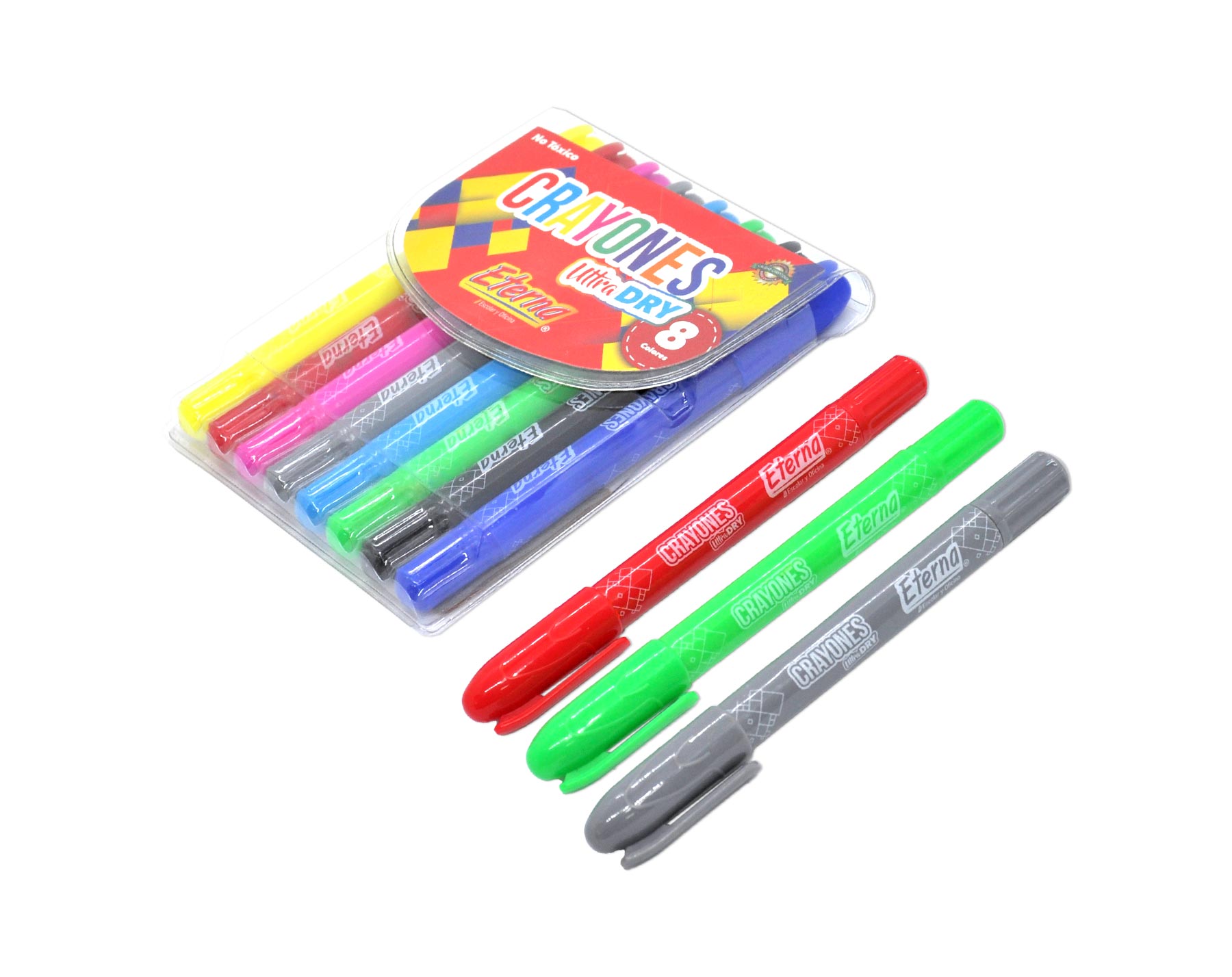 Crayones UltraDry x 8 Eterna img #2