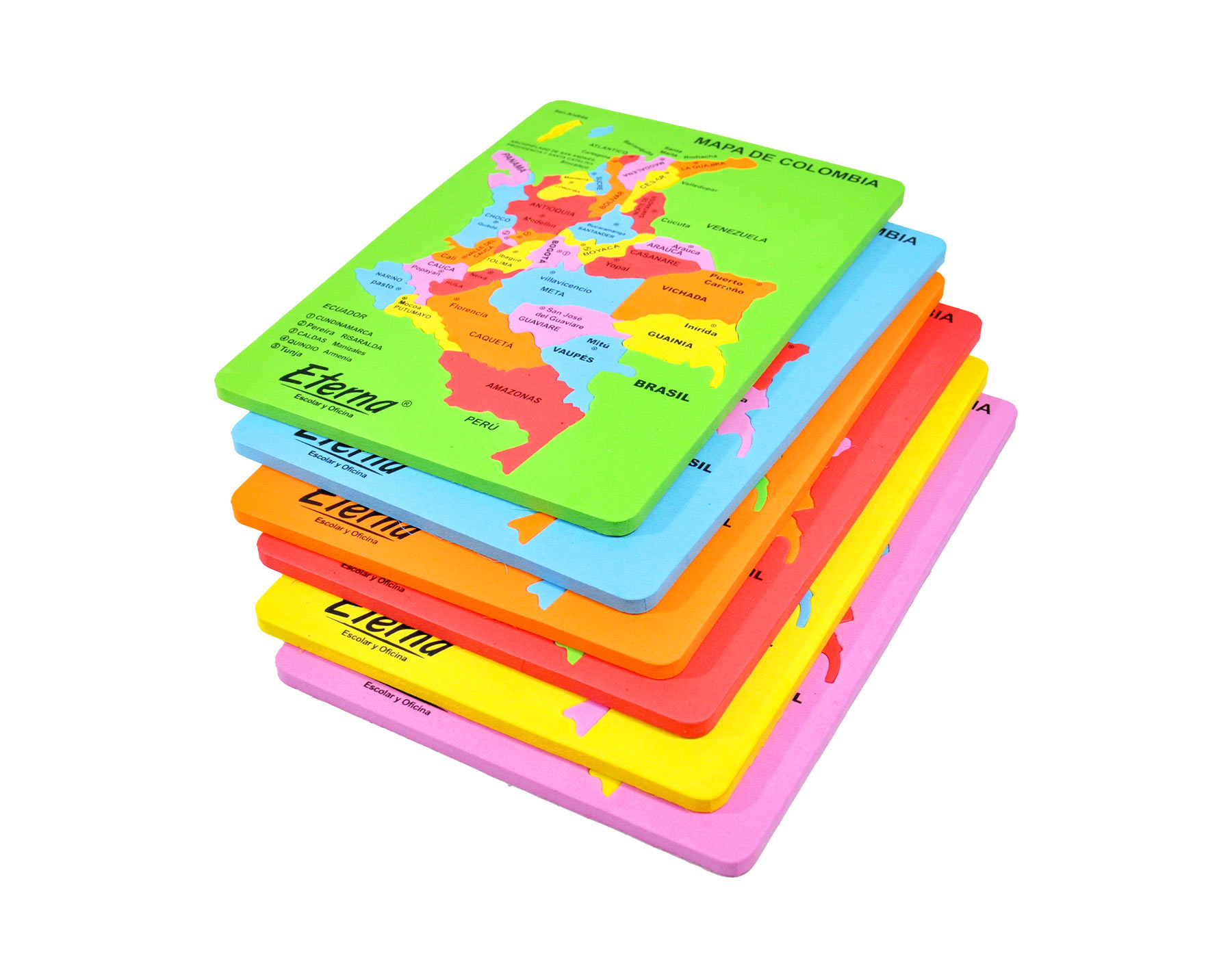 Foamy Educativo Mapa de Colombia  Eterna img #2