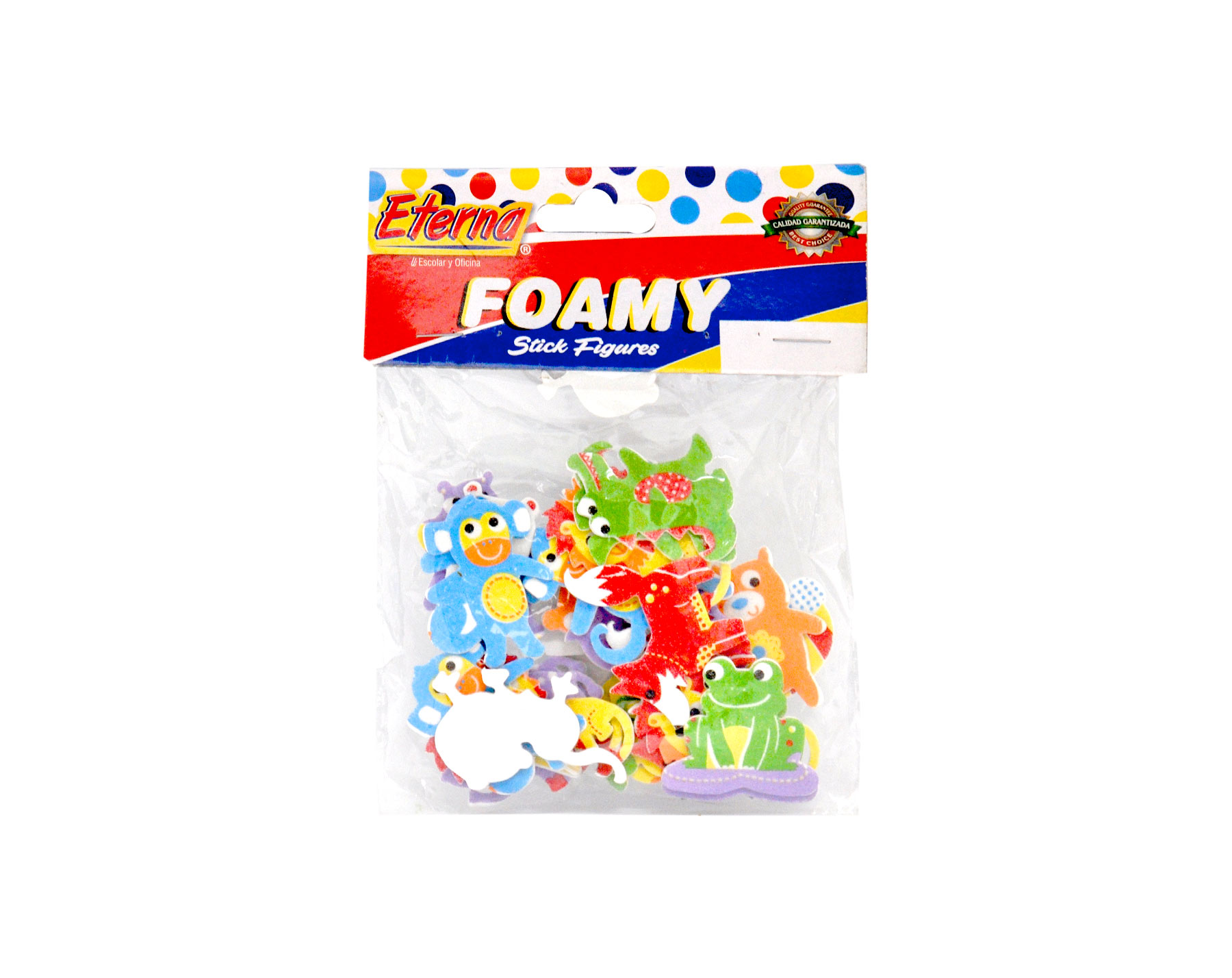 Sticker Foamy Animales Salvajes  Eterna img #1