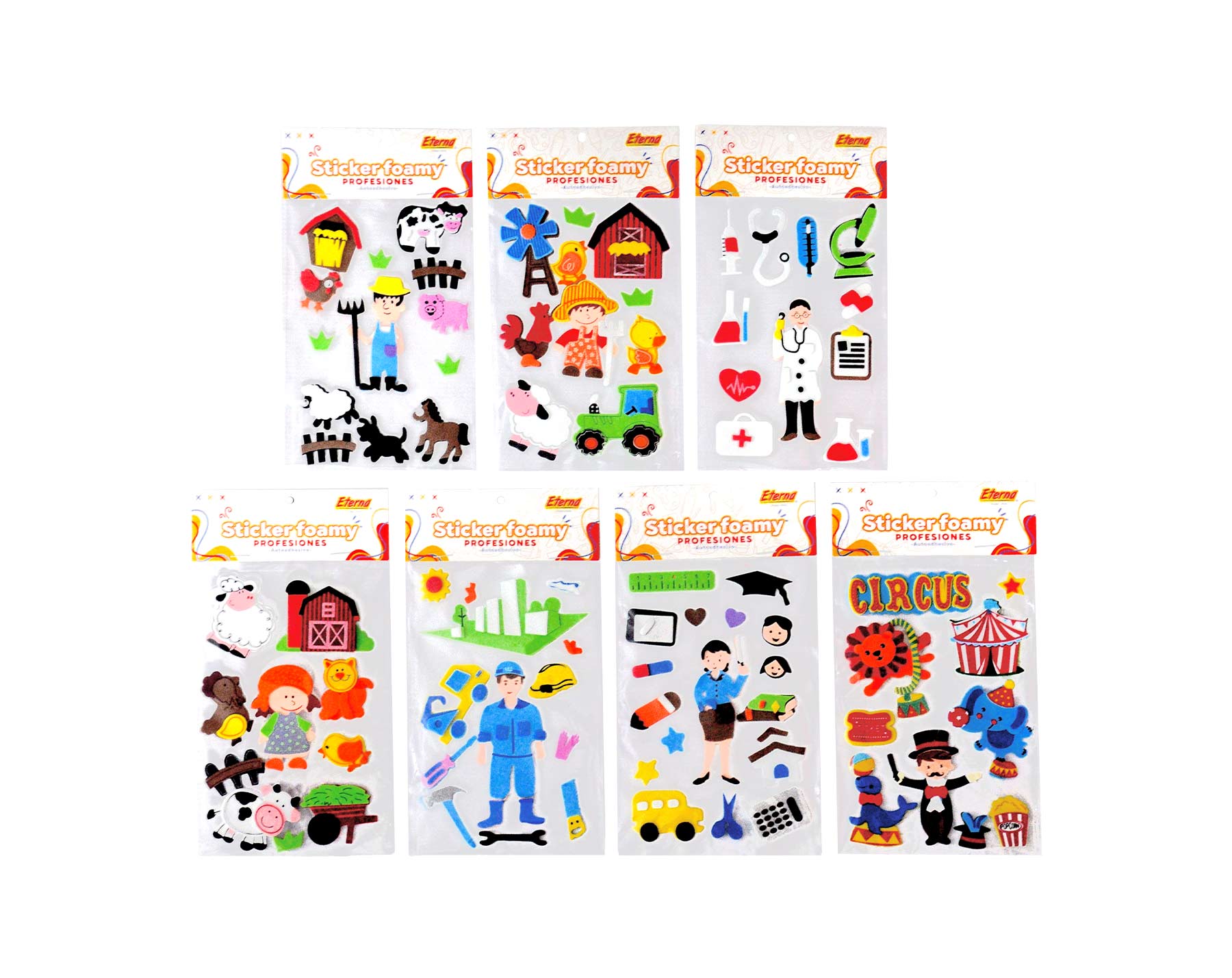 Sticker Foamy Eterna Profesiones  Eterna img #1