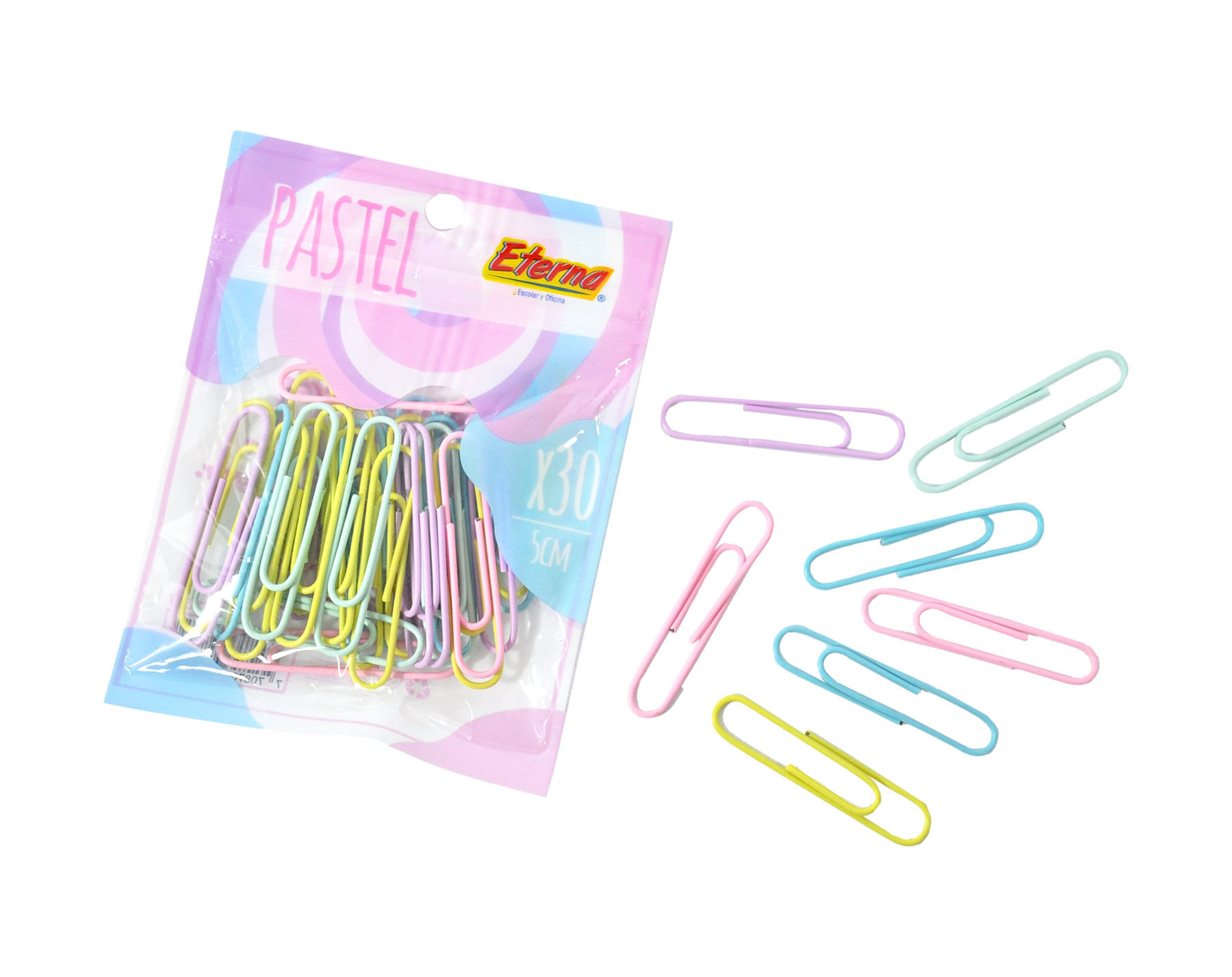 Clips Colores Pastel Grande Eterna img #2