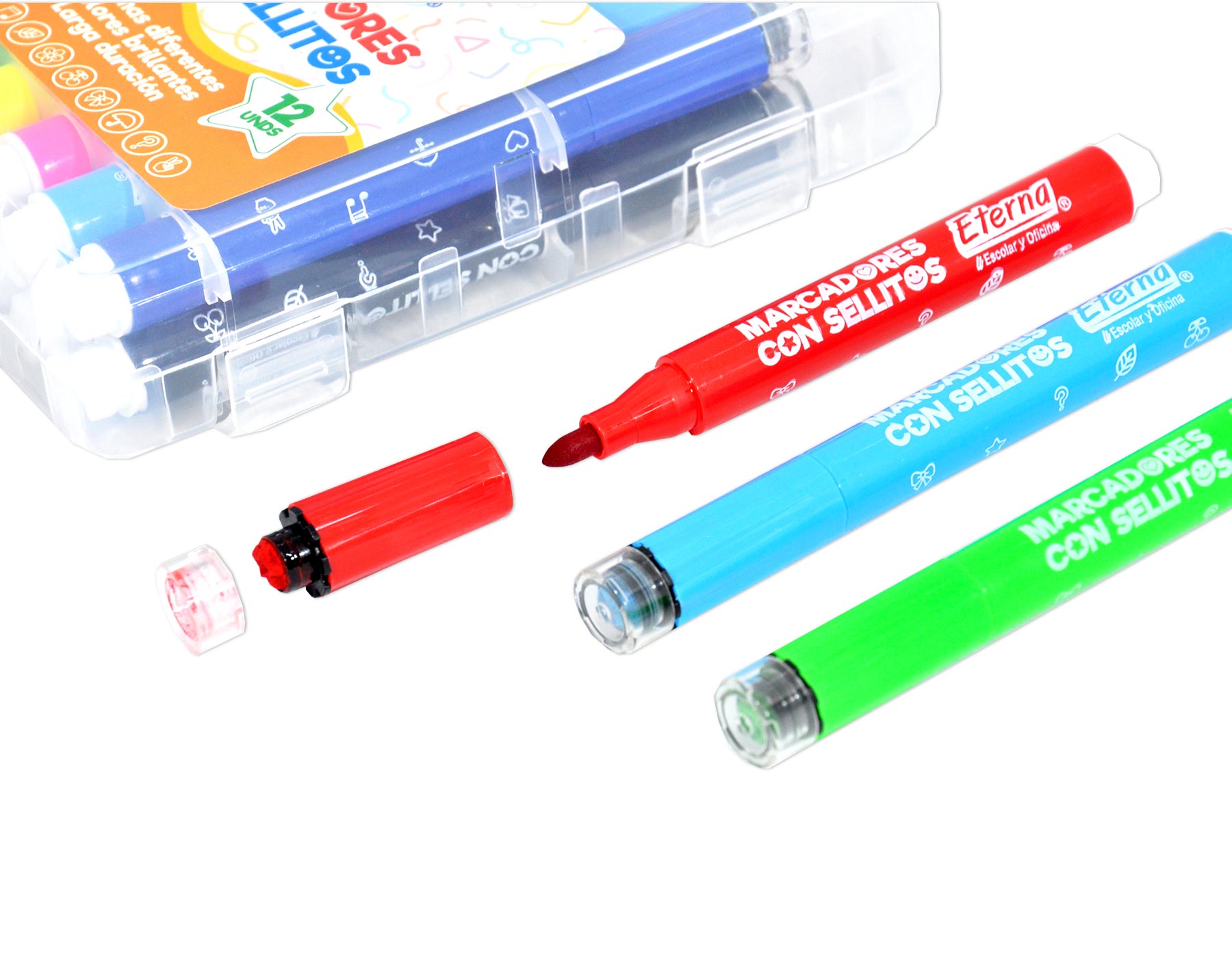 Marcador con Sellito  x 12 Eterna img #3